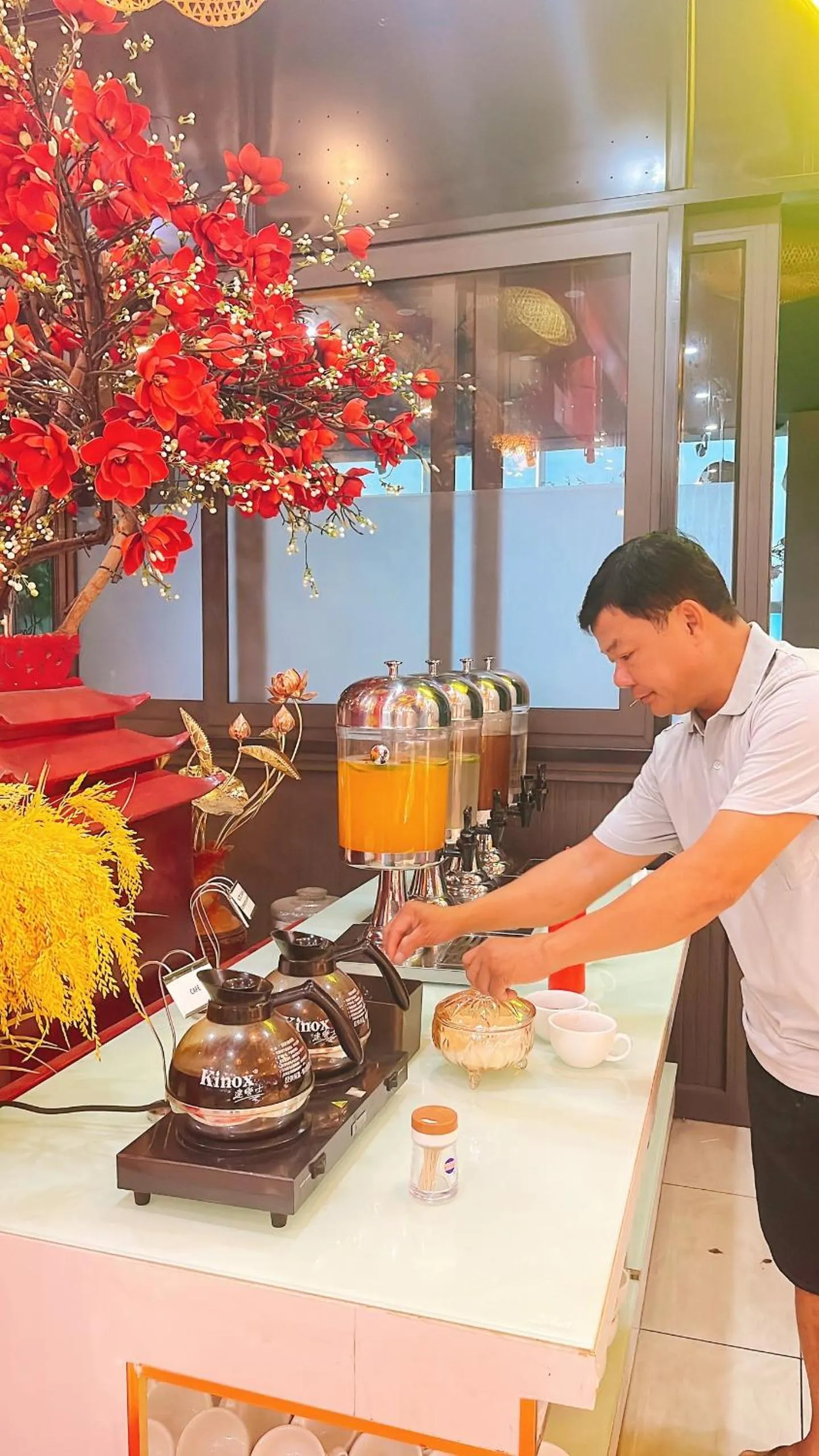 Dining area in Bình An Nhiên hotel