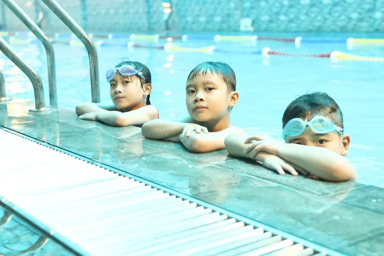 Swimming pool in Bình An Nhiên hotel