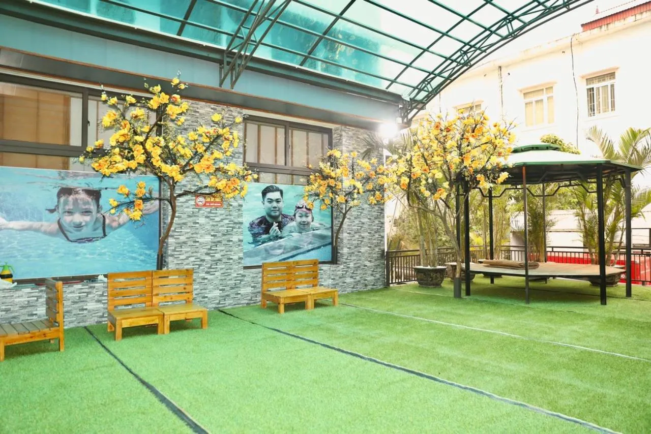 Swimming pool in Bình An Nhiên hotel