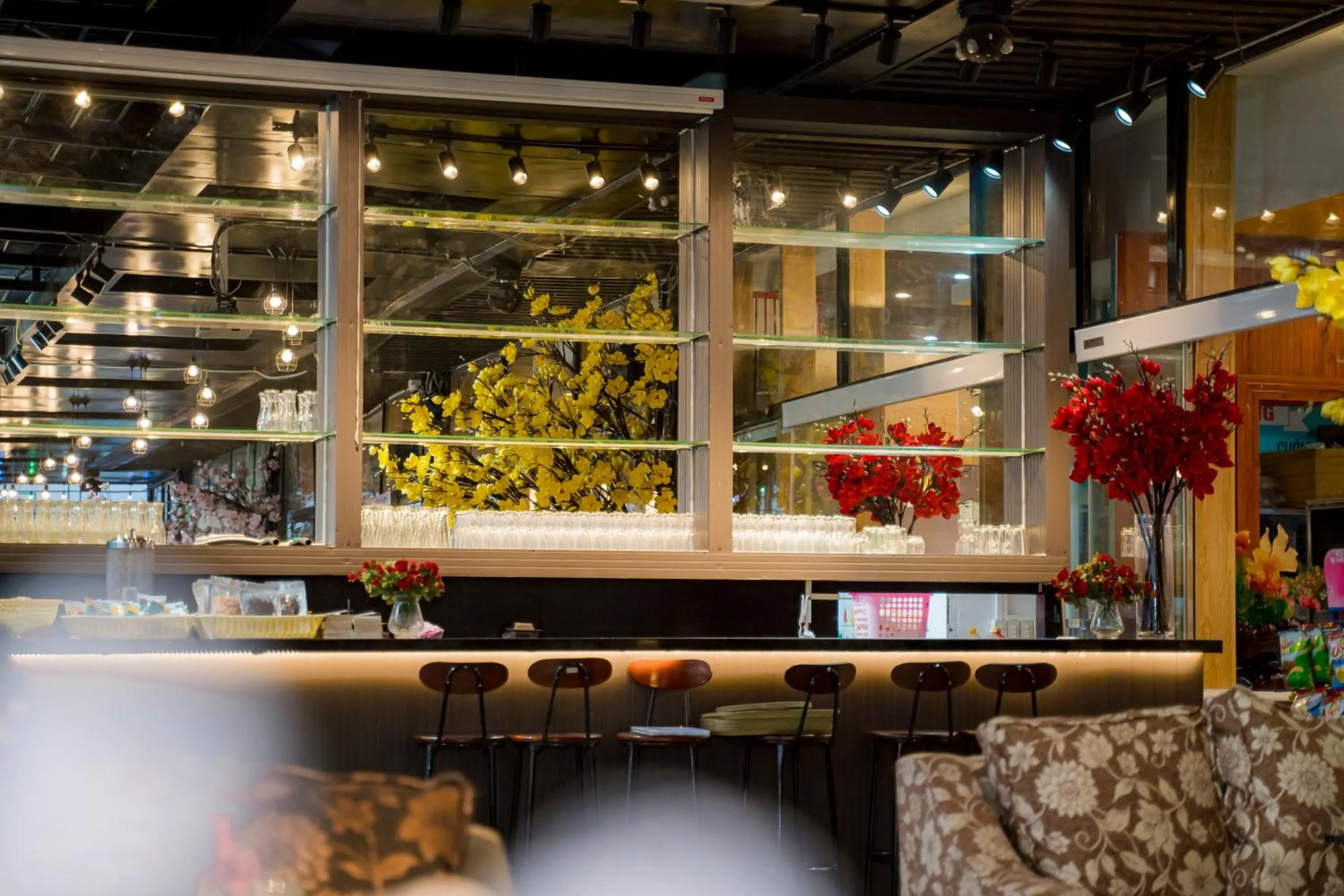 Lounge or bar in Bình An Nhiên hotel