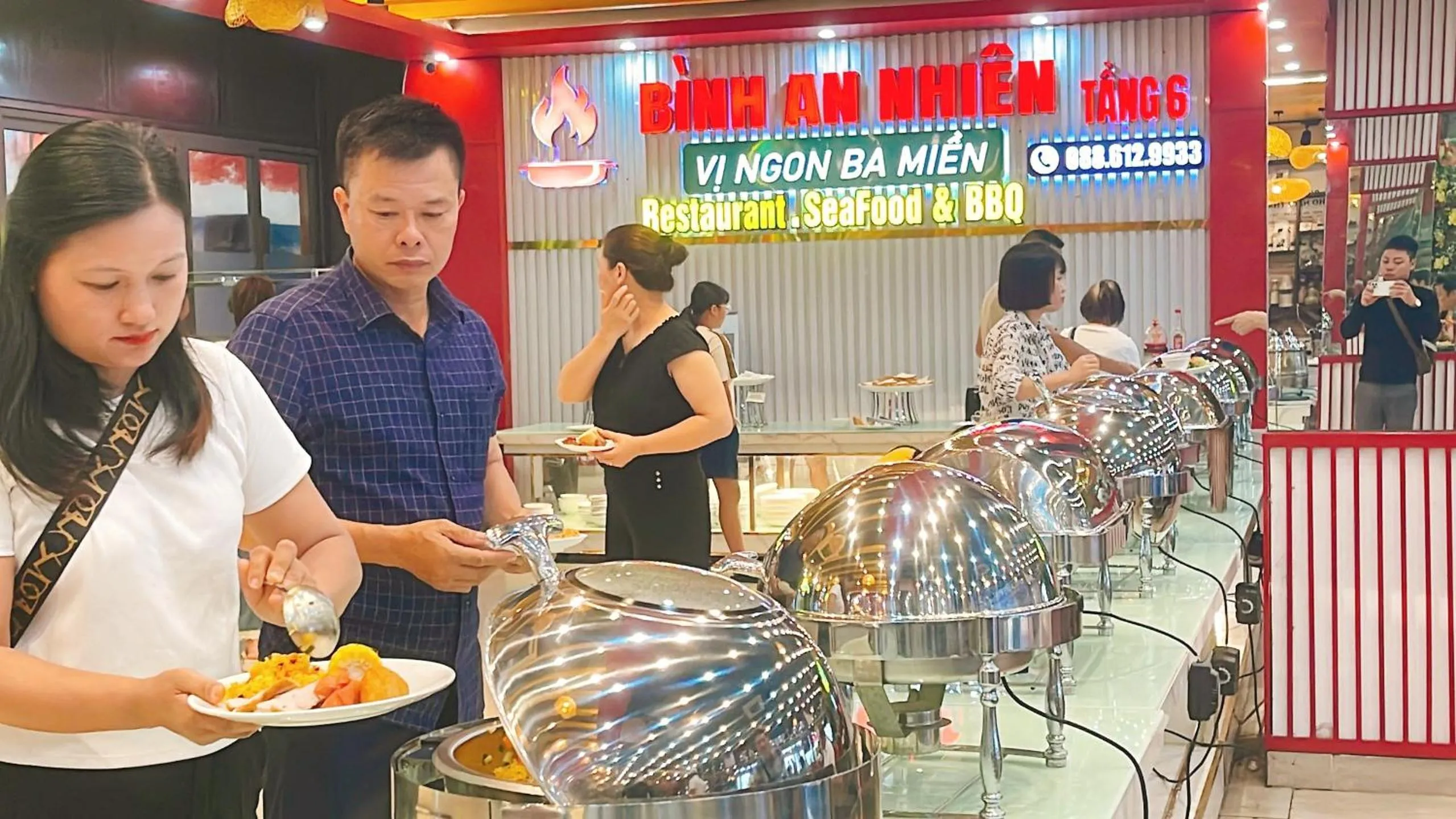 Dining area in Bình An Nhiên hotel