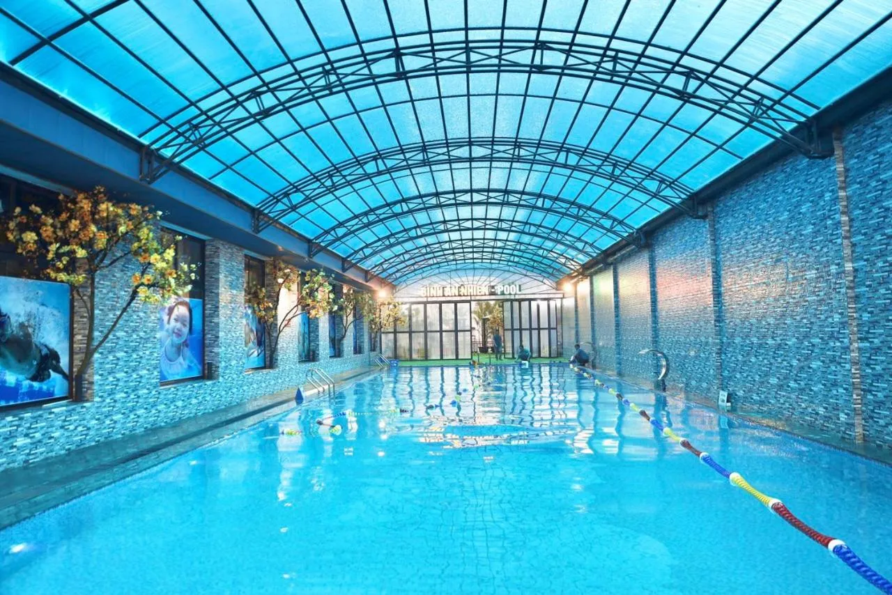 Swimming pool in Bình An Nhiên hotel