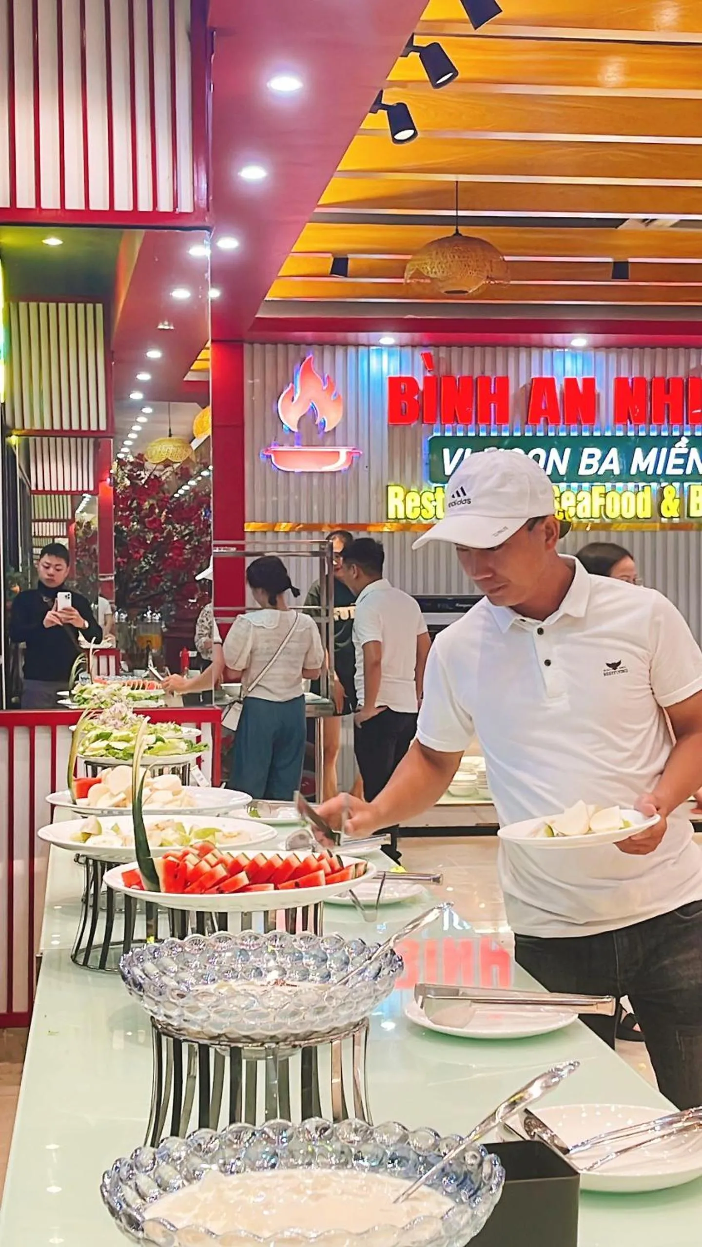 Dining area in Bình An Nhiên hotel