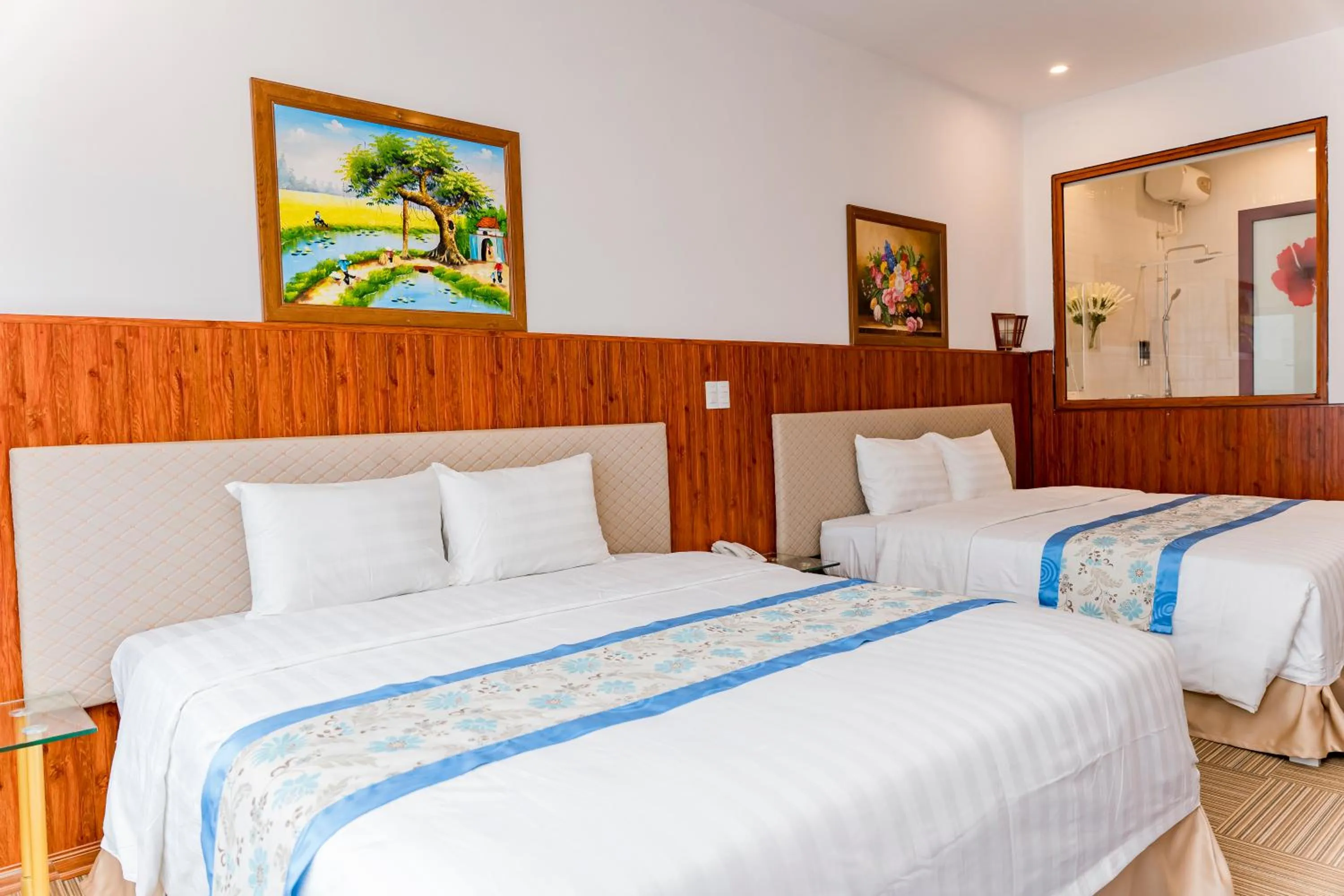 Bed in Bình An Nhiên hotel