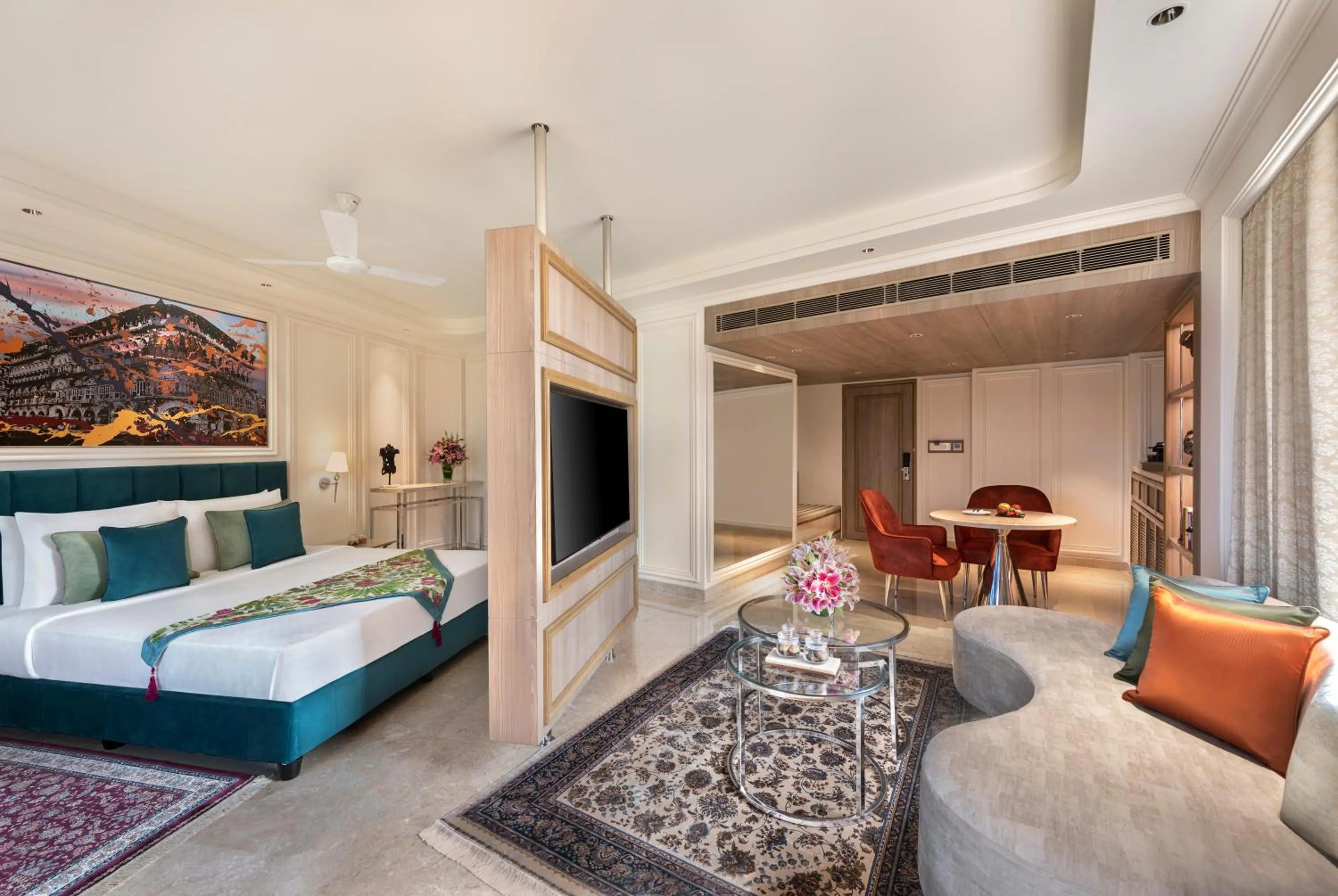 Bathroom, Bed in Aurika, Mumbai International Airport - Luxury by Lemon Tree Hotels