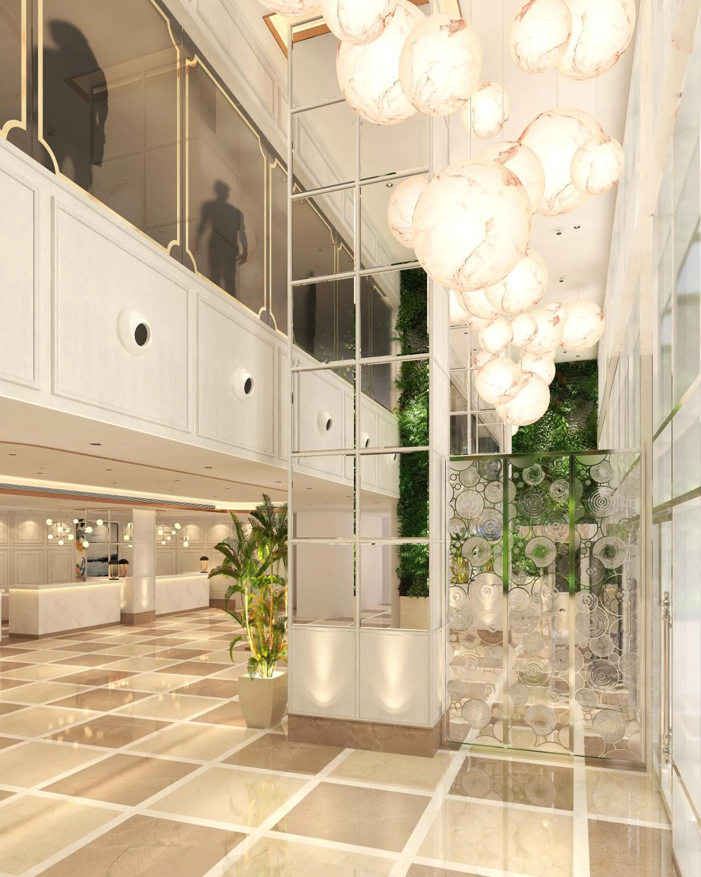 Lobby or reception in Aurika, Mumbai International Airport - Luxury by Lemon Tree Hotels