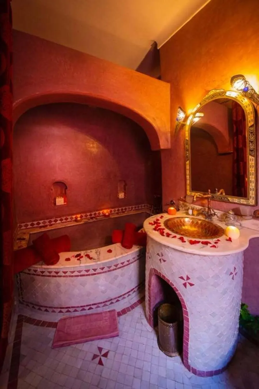Bathroom in La lune de Marrakech Riad