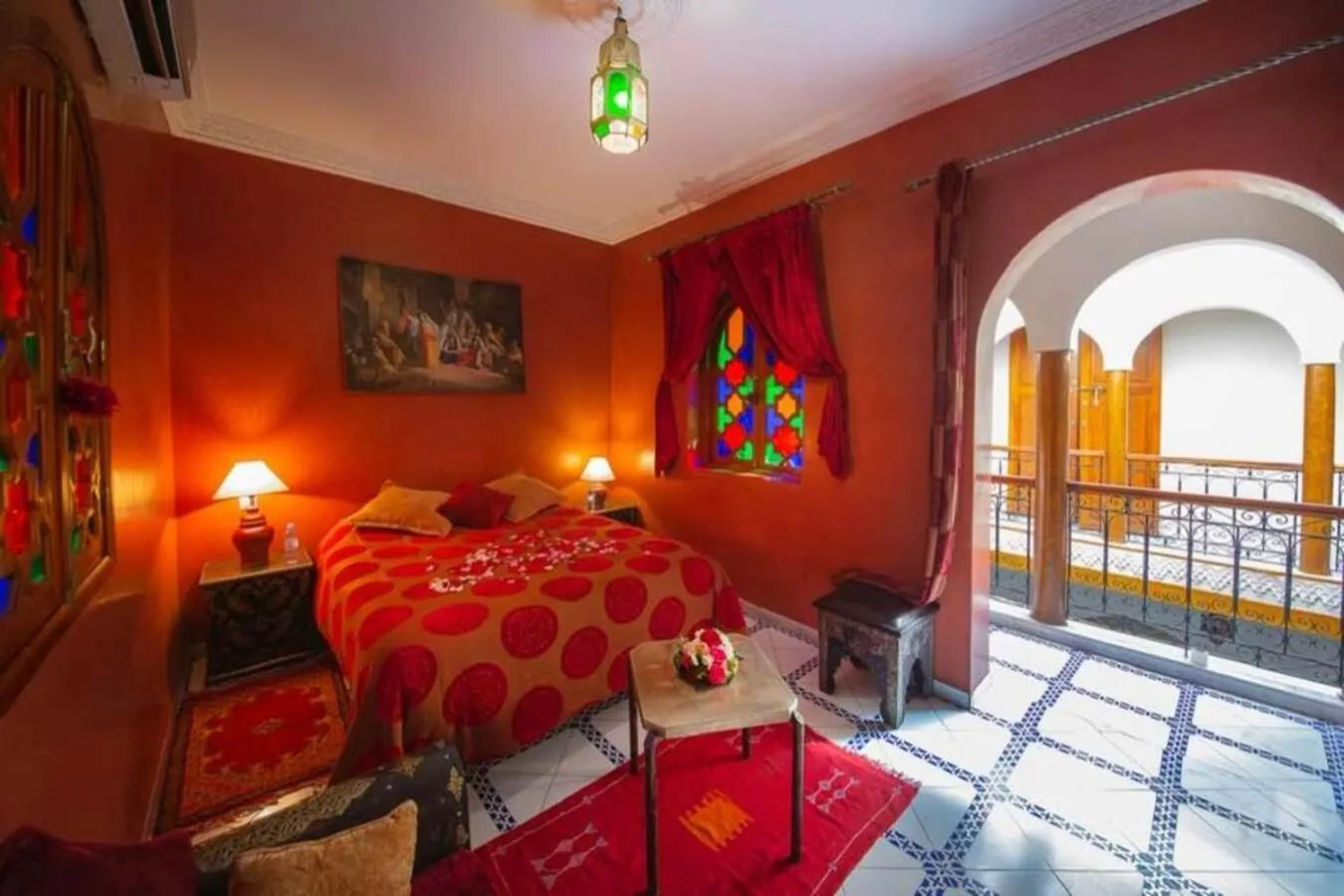 Photo of the whole room, Bed in La lune de Marrakech Riad