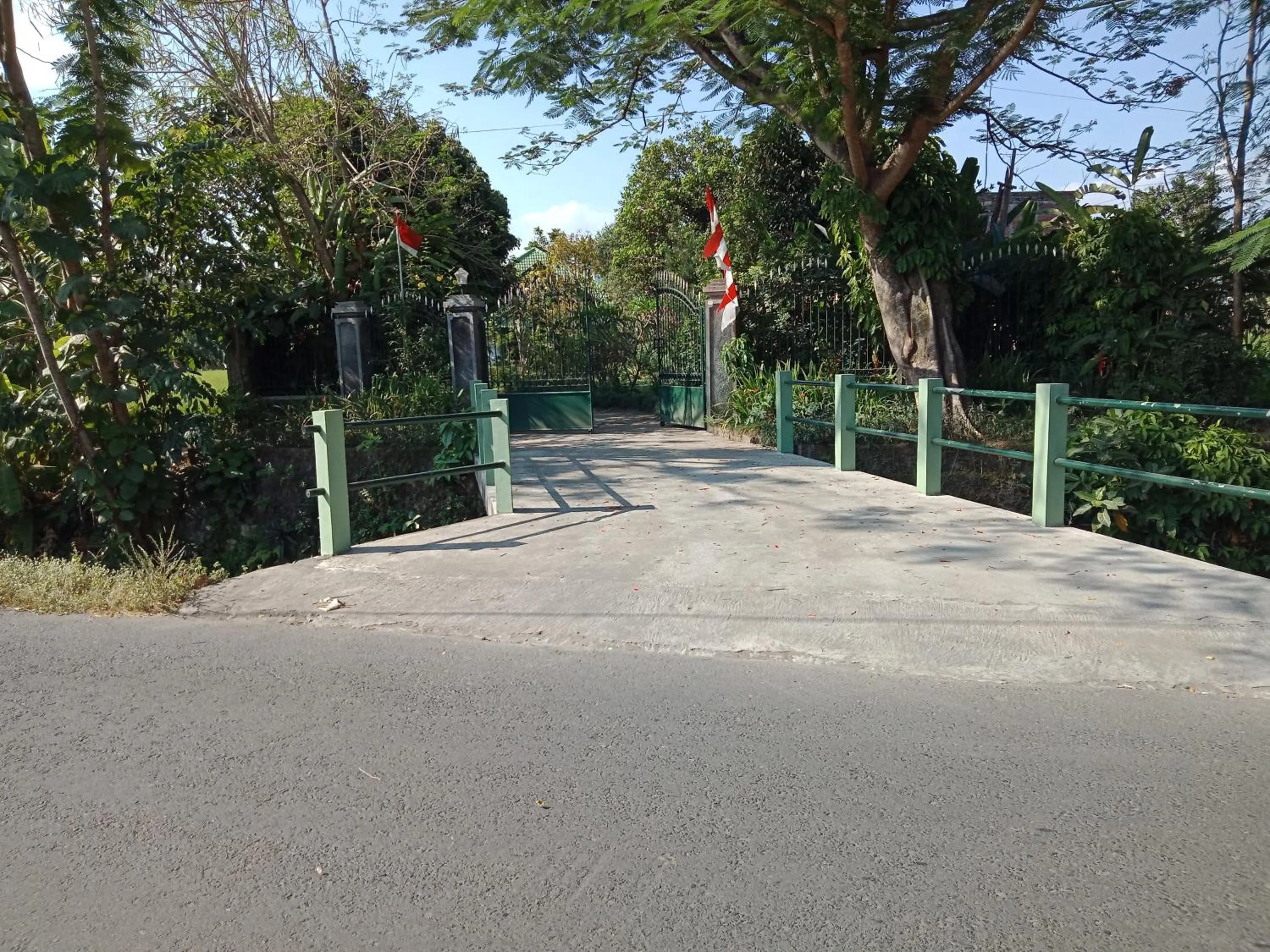 Facade/entrance in Rumah Sawah