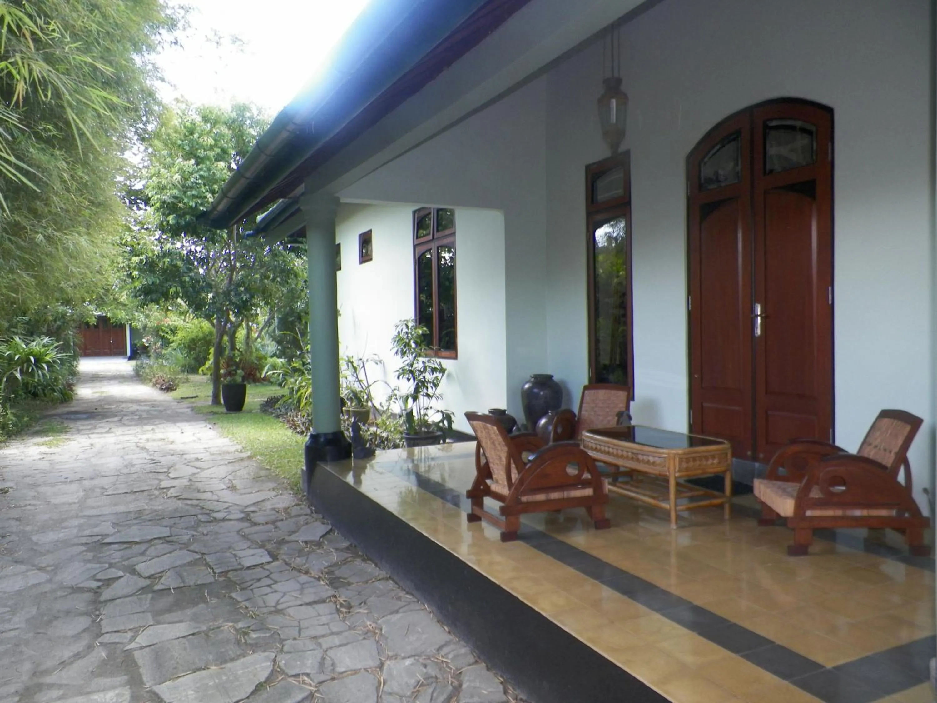 Seating area in Rumah Sawah