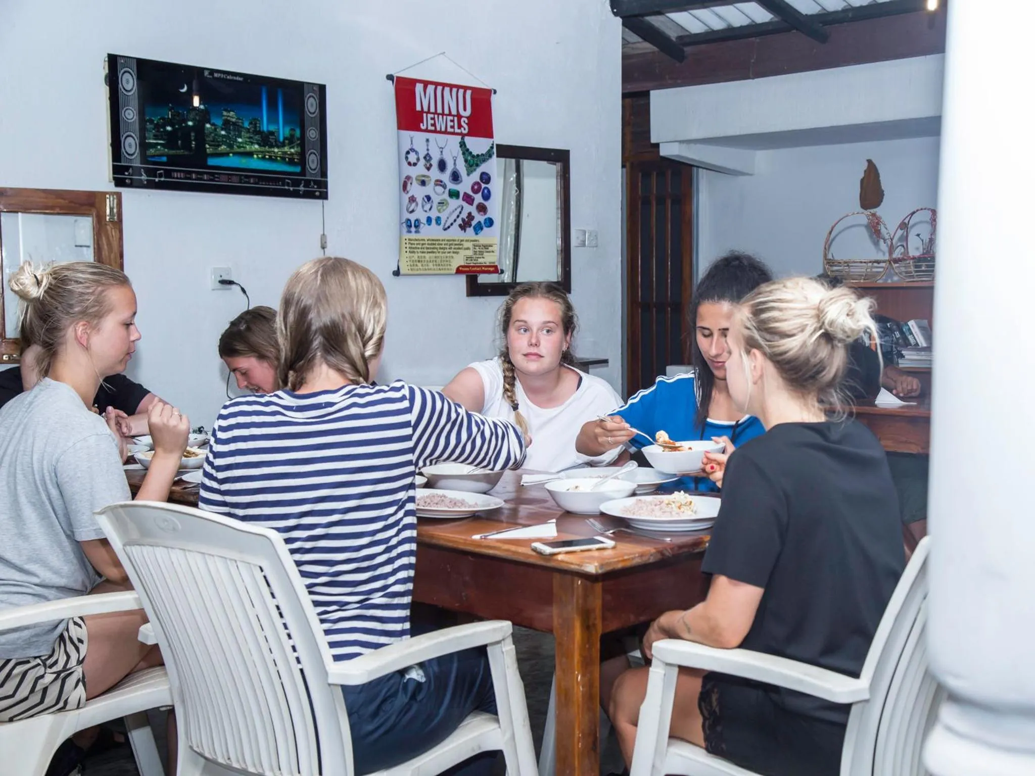 Restaurant/places to eat in Celestial Inn