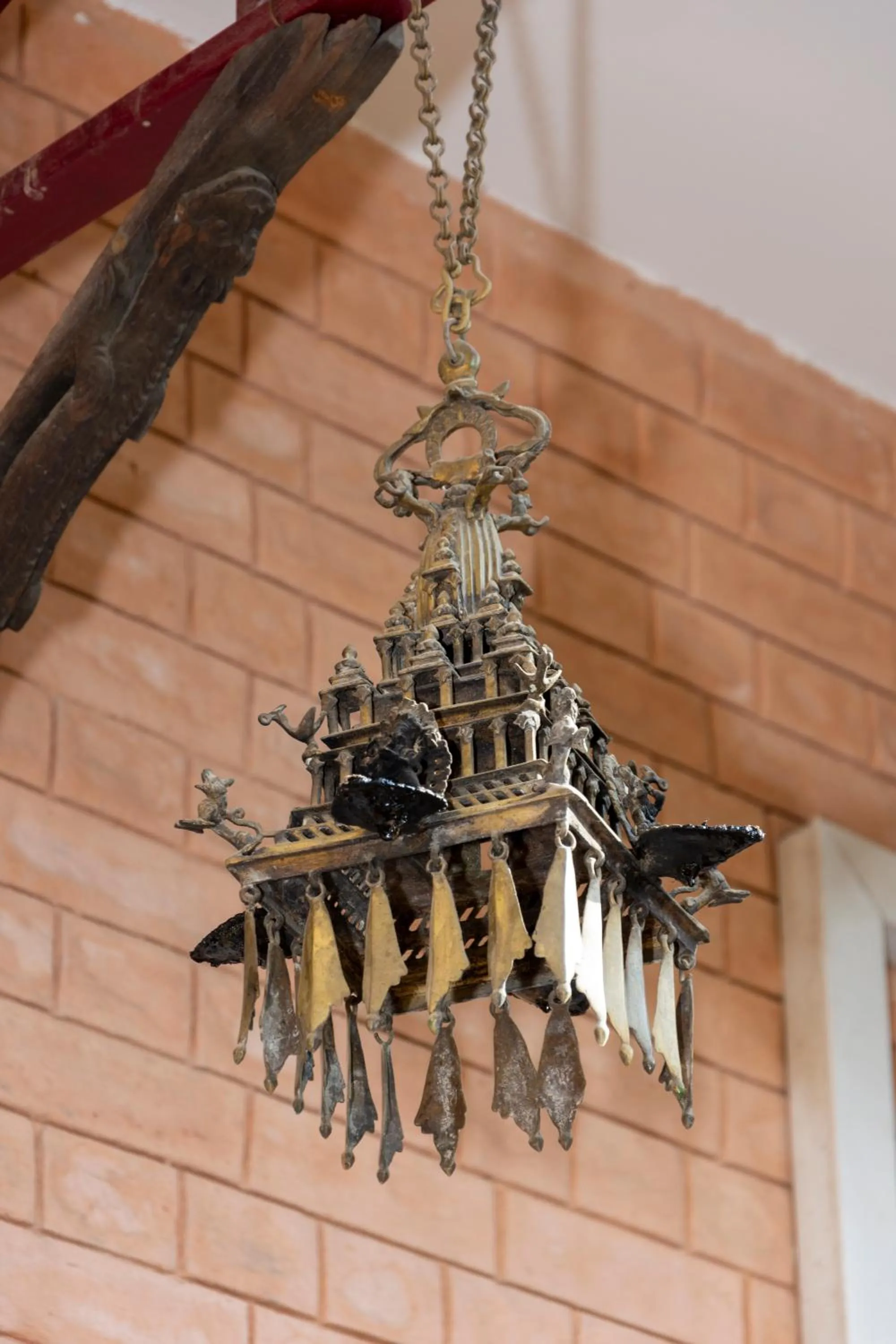 Decorative detail in Shaligram Hotel