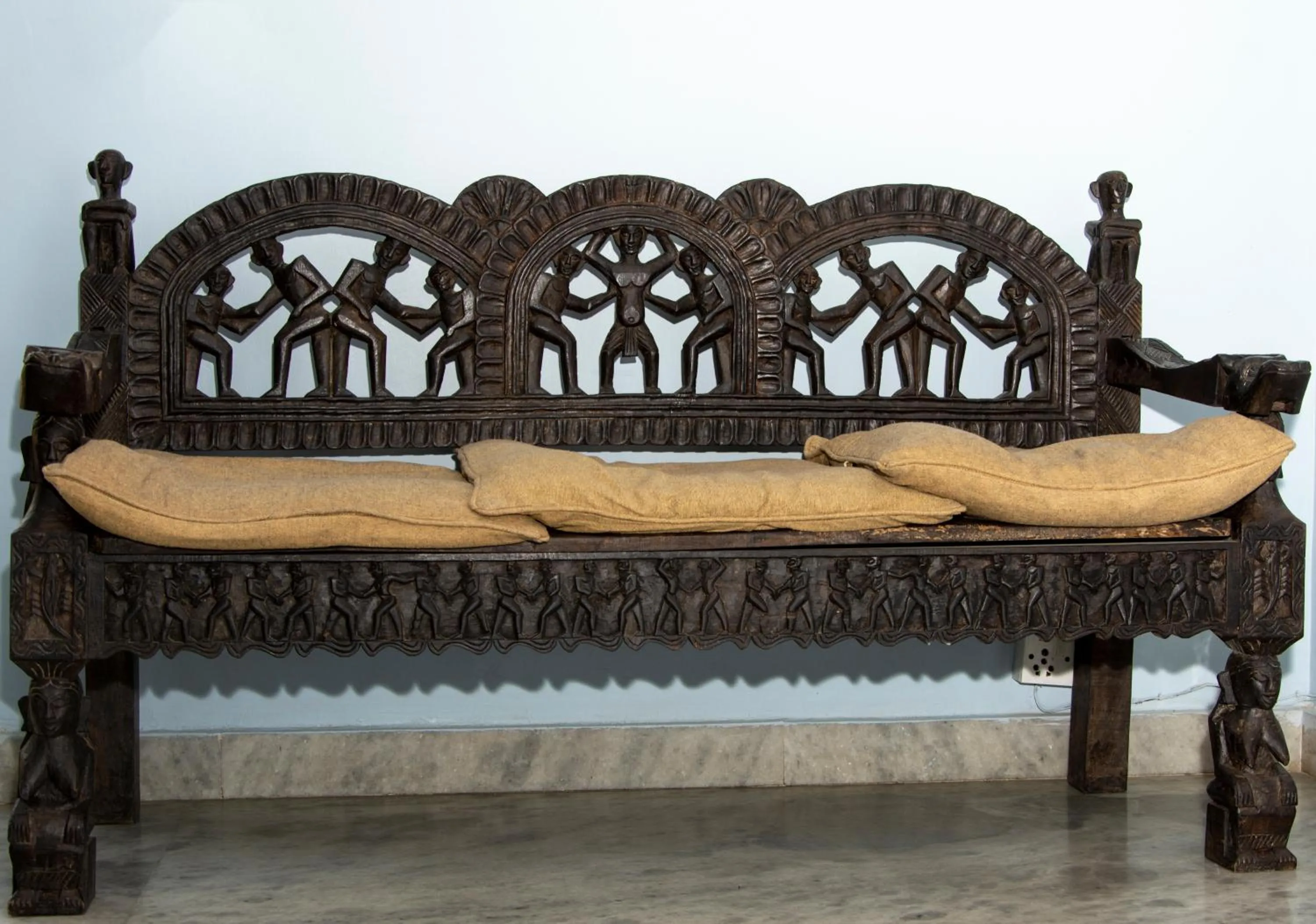 Decorative detail in Shaligram Hotel