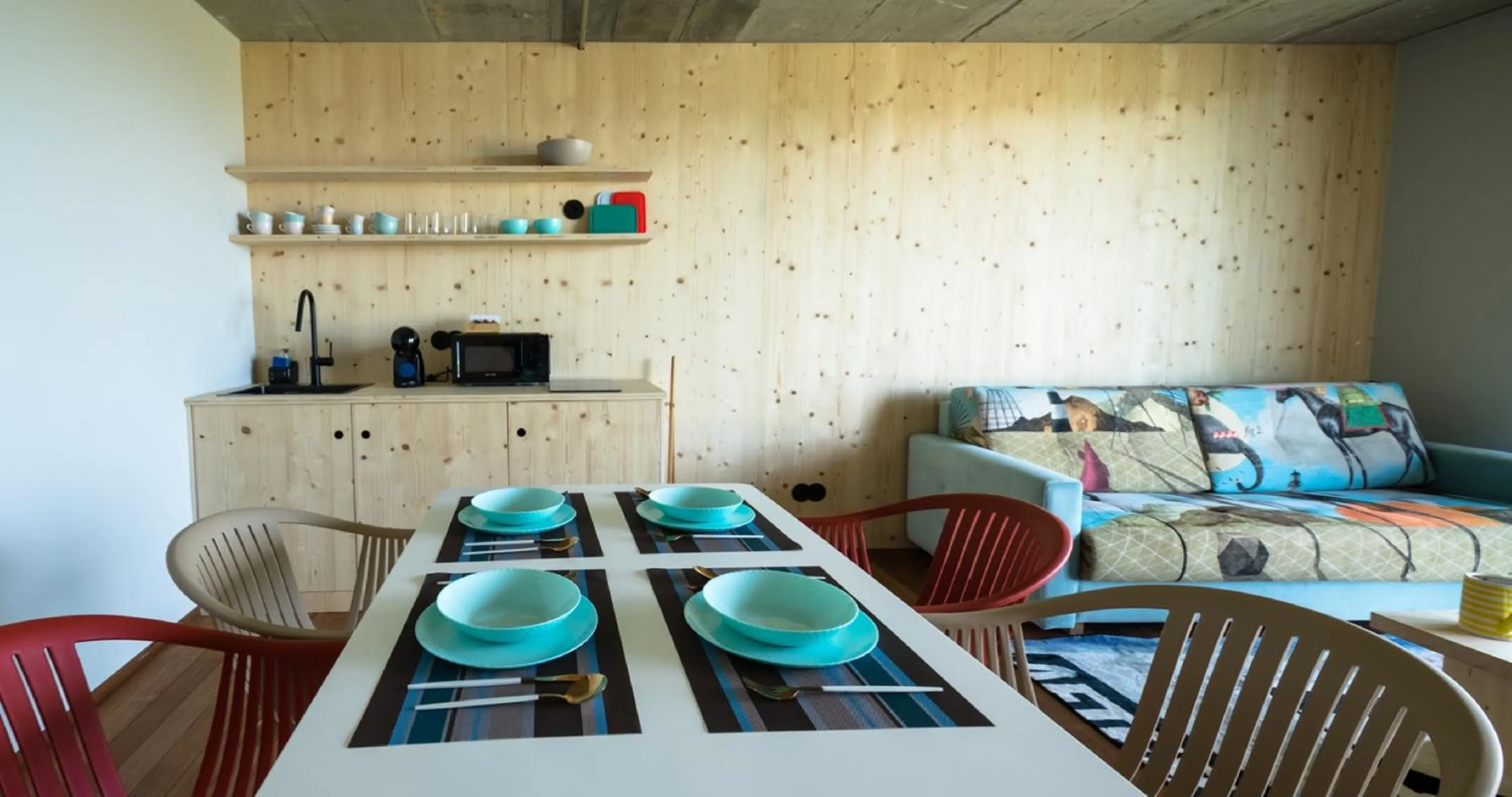 Kitchen or kitchenette in Doniños Nature