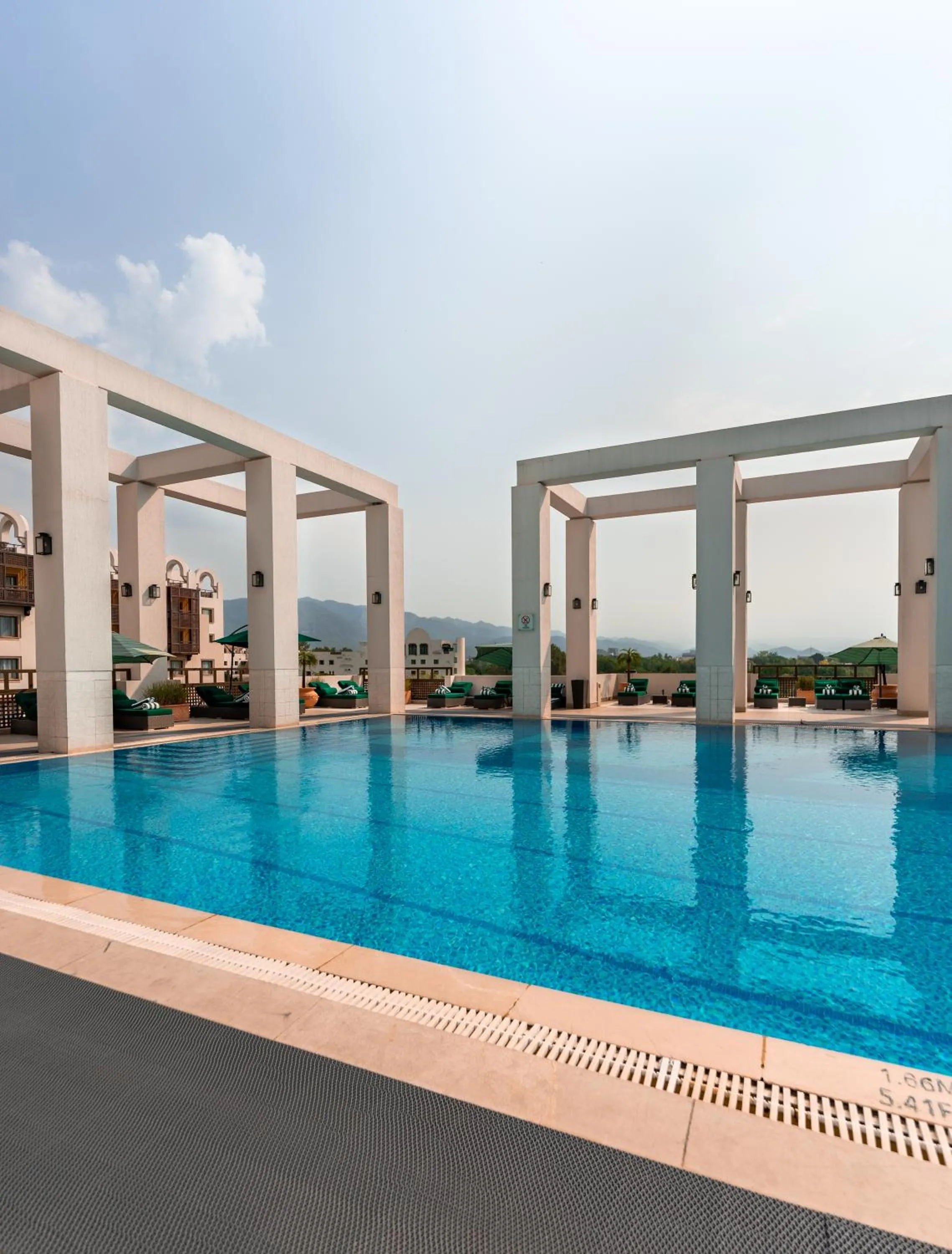 Pool view in Islamabad Serena Hotel