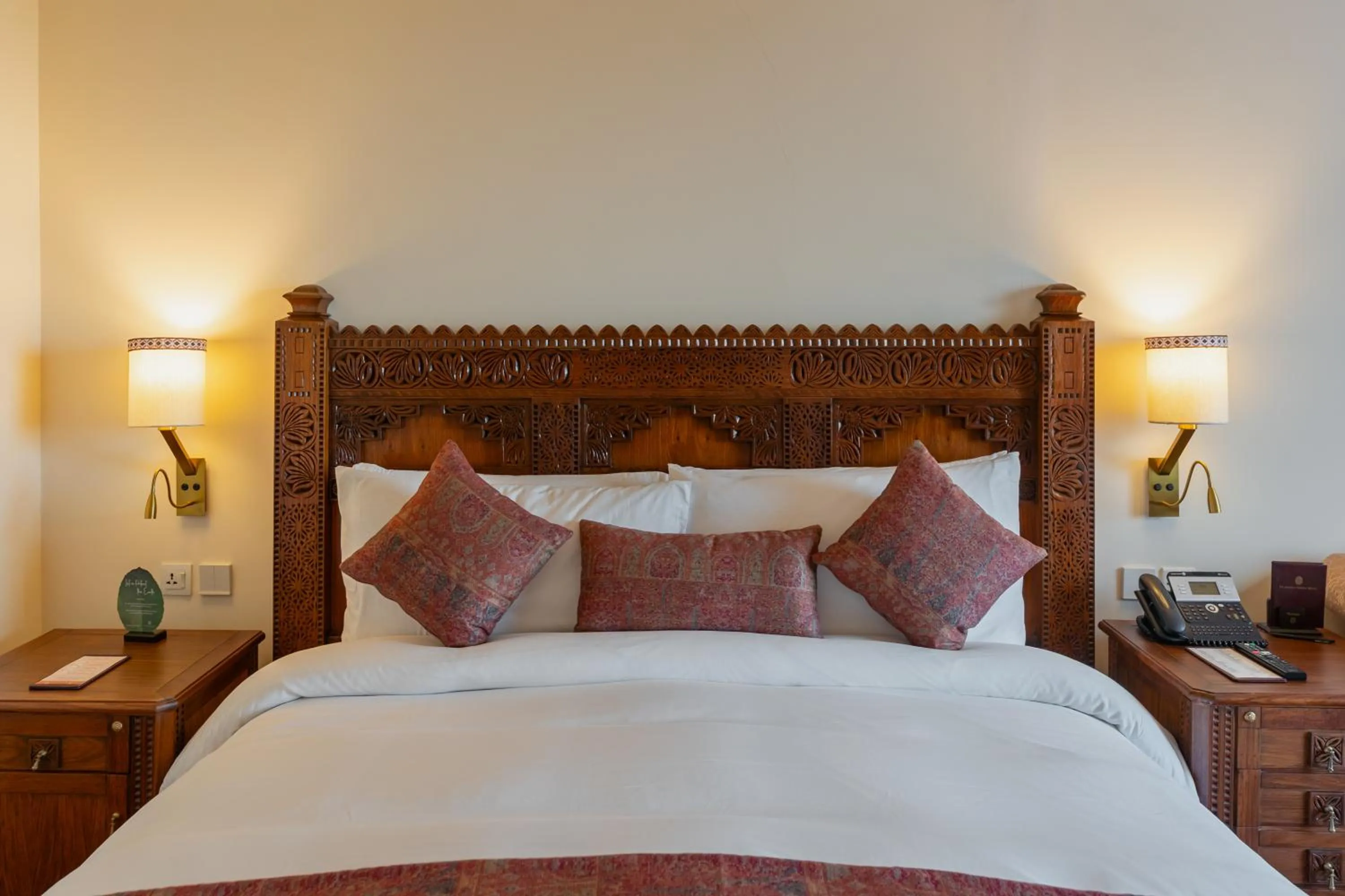 Bed in Islamabad Serena Hotel