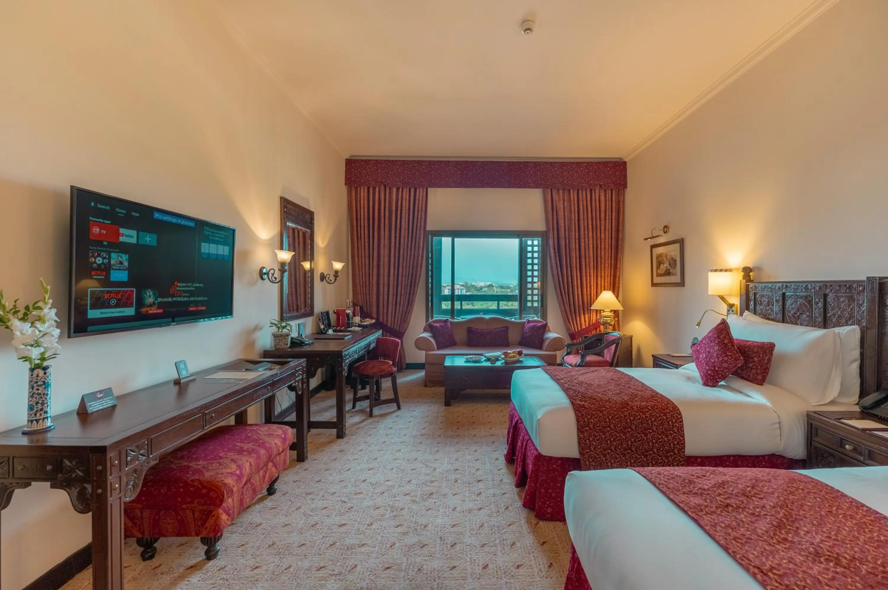 Bed in Islamabad Serena Hotel