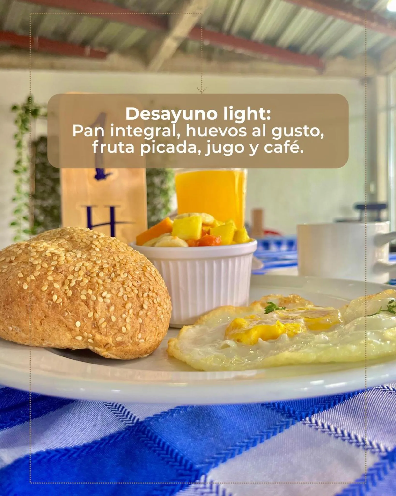 Breakfast in HIDALGO HOTEL