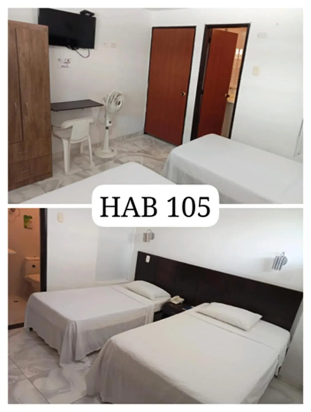 Bed in HIDALGO HOTEL