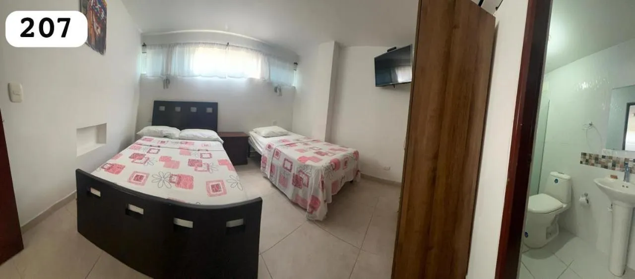 Bed in HIDALGO HOTEL