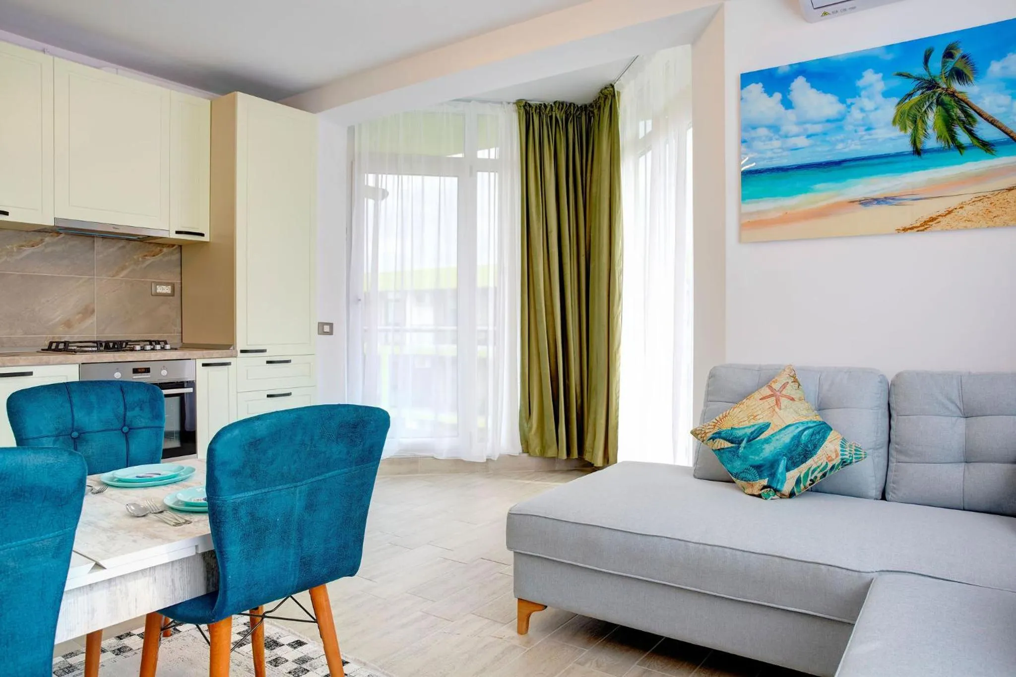 Living room in Aparthotel Ella Mamaia