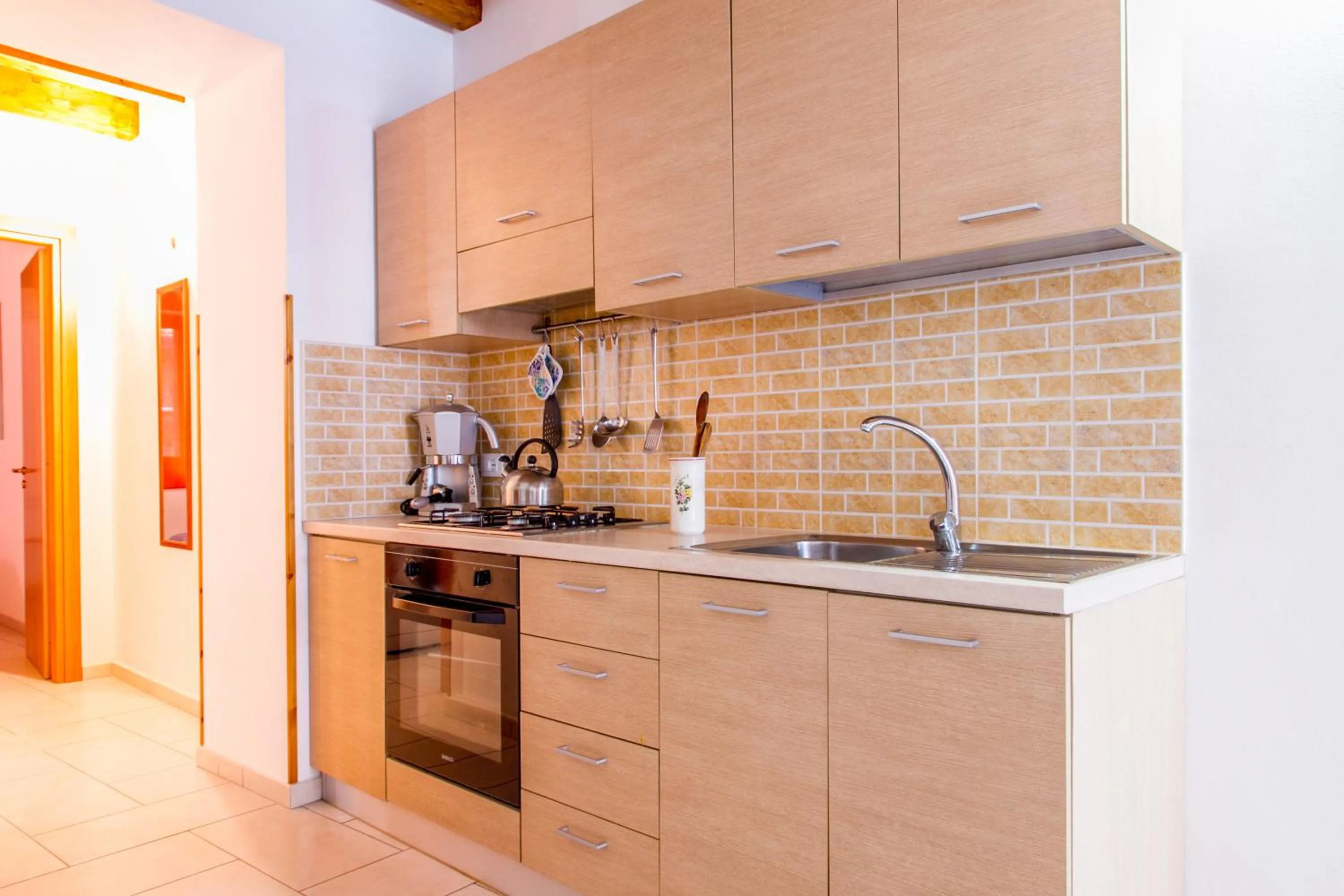 Kitchen or kitchenette in Casa Vacanze Zio Pasquale