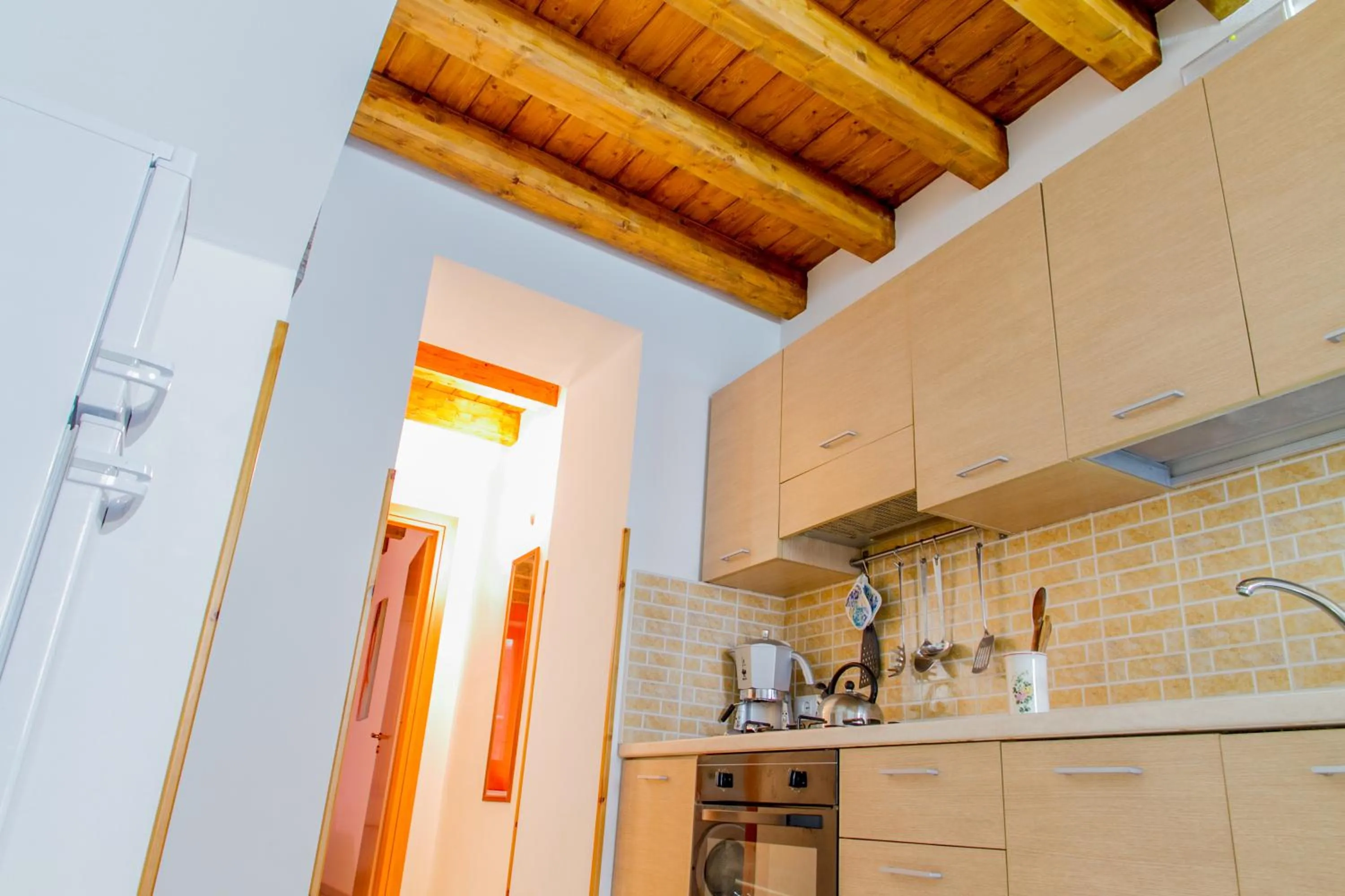 Kitchen or kitchenette in Casa Vacanze Zio Pasquale
