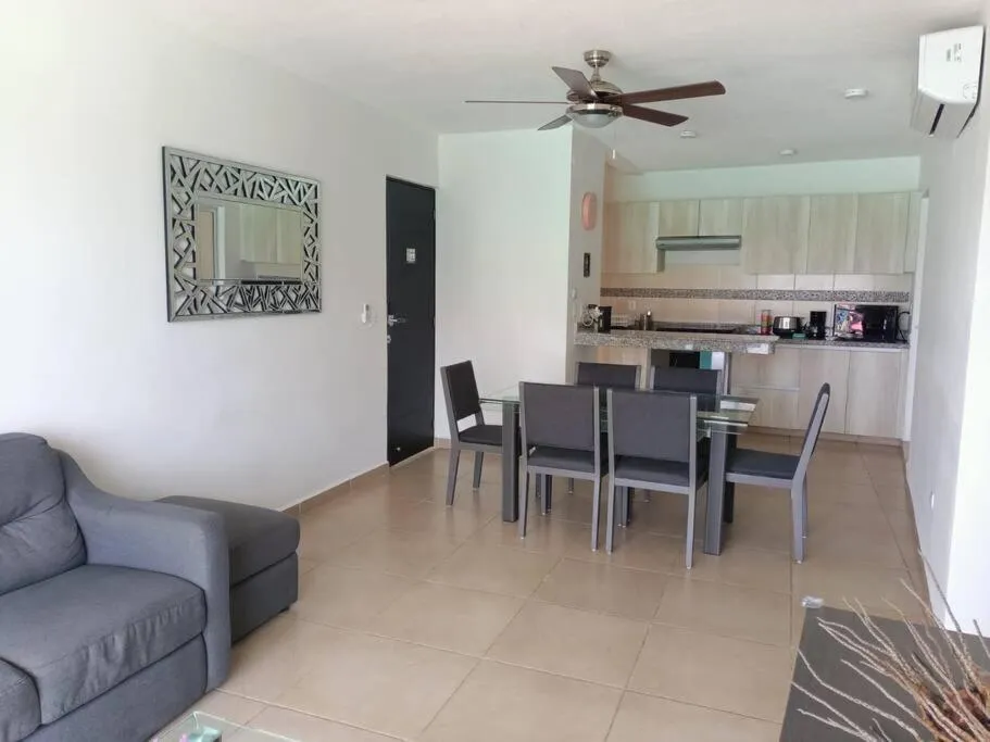 fireplace in Beautiful condo in Cancun! Dreams Lagoon