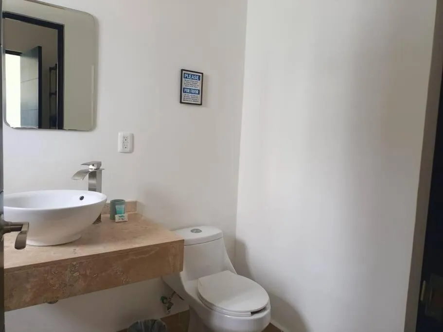 Toilet in Beautiful condo in Cancun! Dreams Lagoon