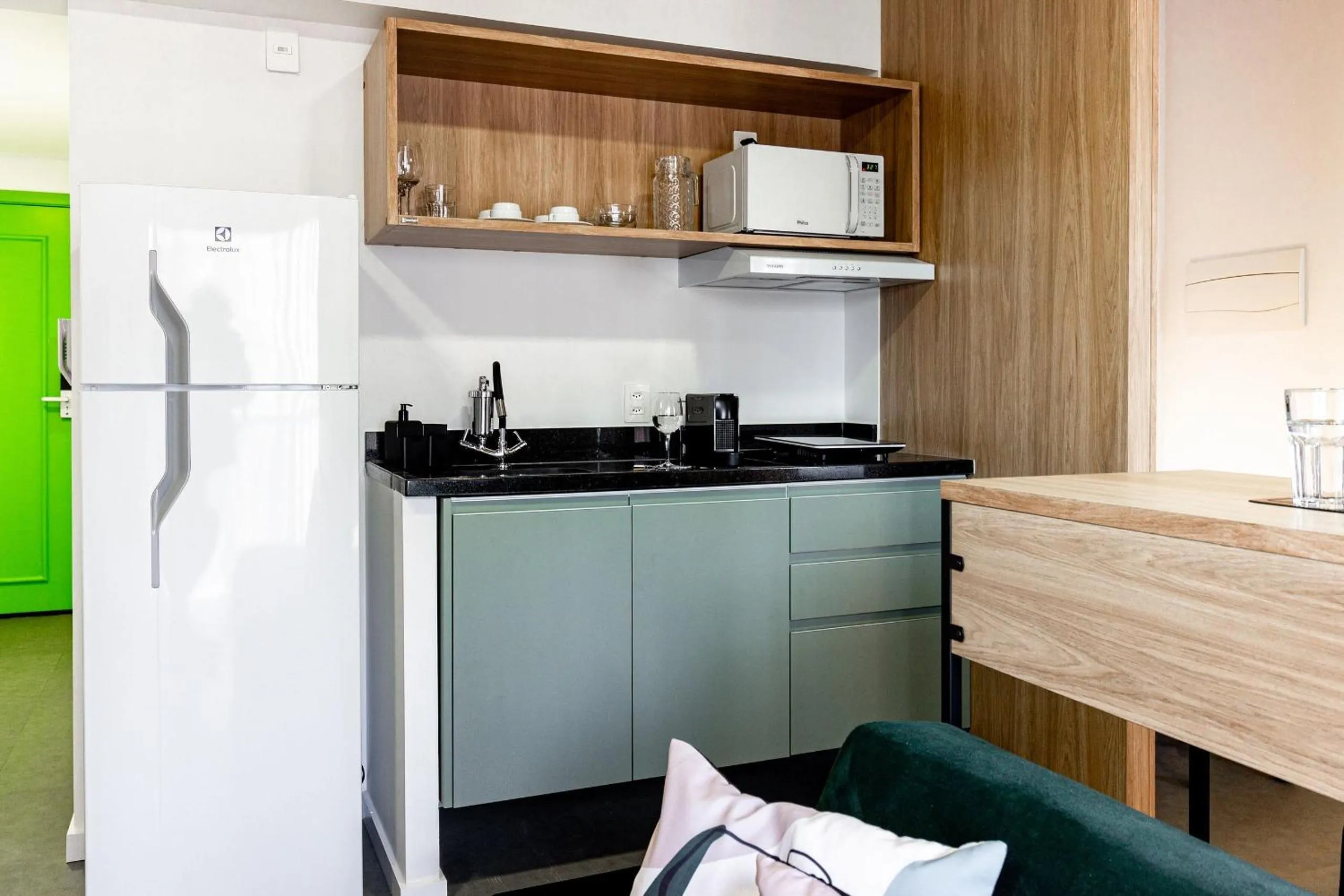 Kitchen or kitchenette in Xtay BK30 Largo do Arouche - Estúdios aconchegantes e funcionais a 300m do metrô República