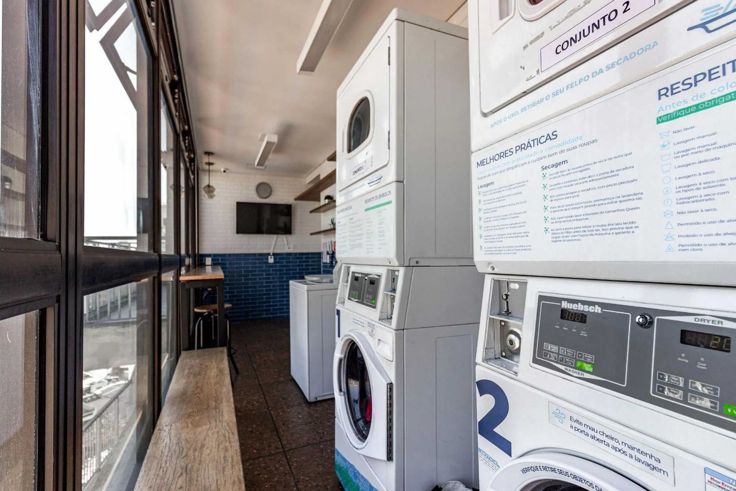 laundry in Xtay BK30 Largo do Arouche - Estúdios aconchegantes e funcionais a 300m do metrô República