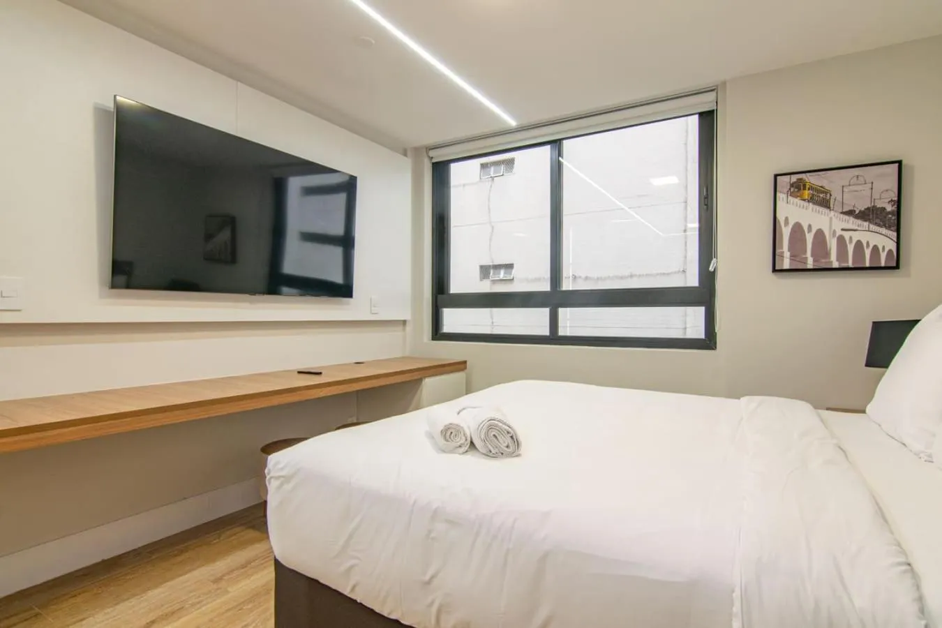 Bedroom, Bed in 360 Rio Santos Dumont