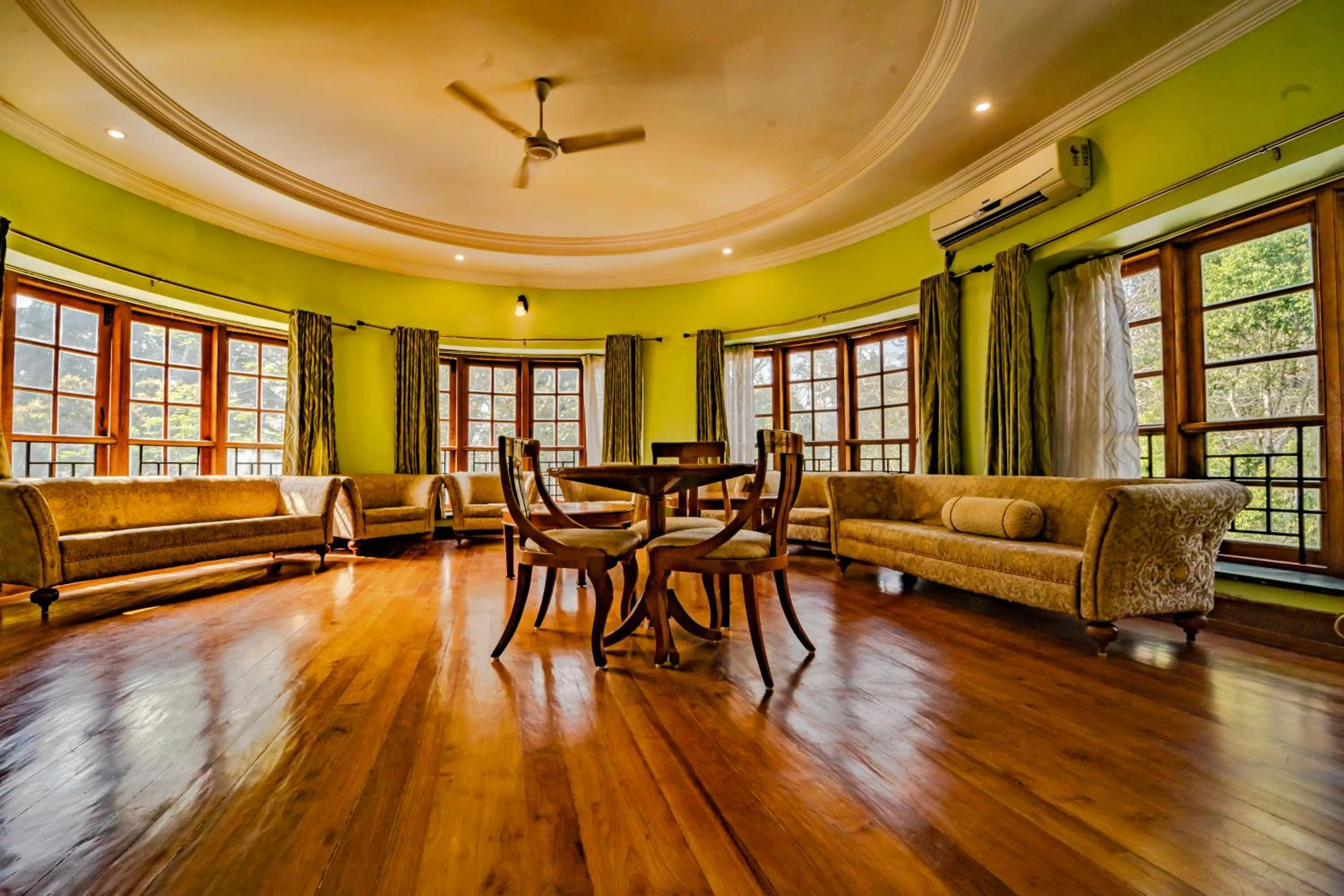 Seating area in Aranya Nivas