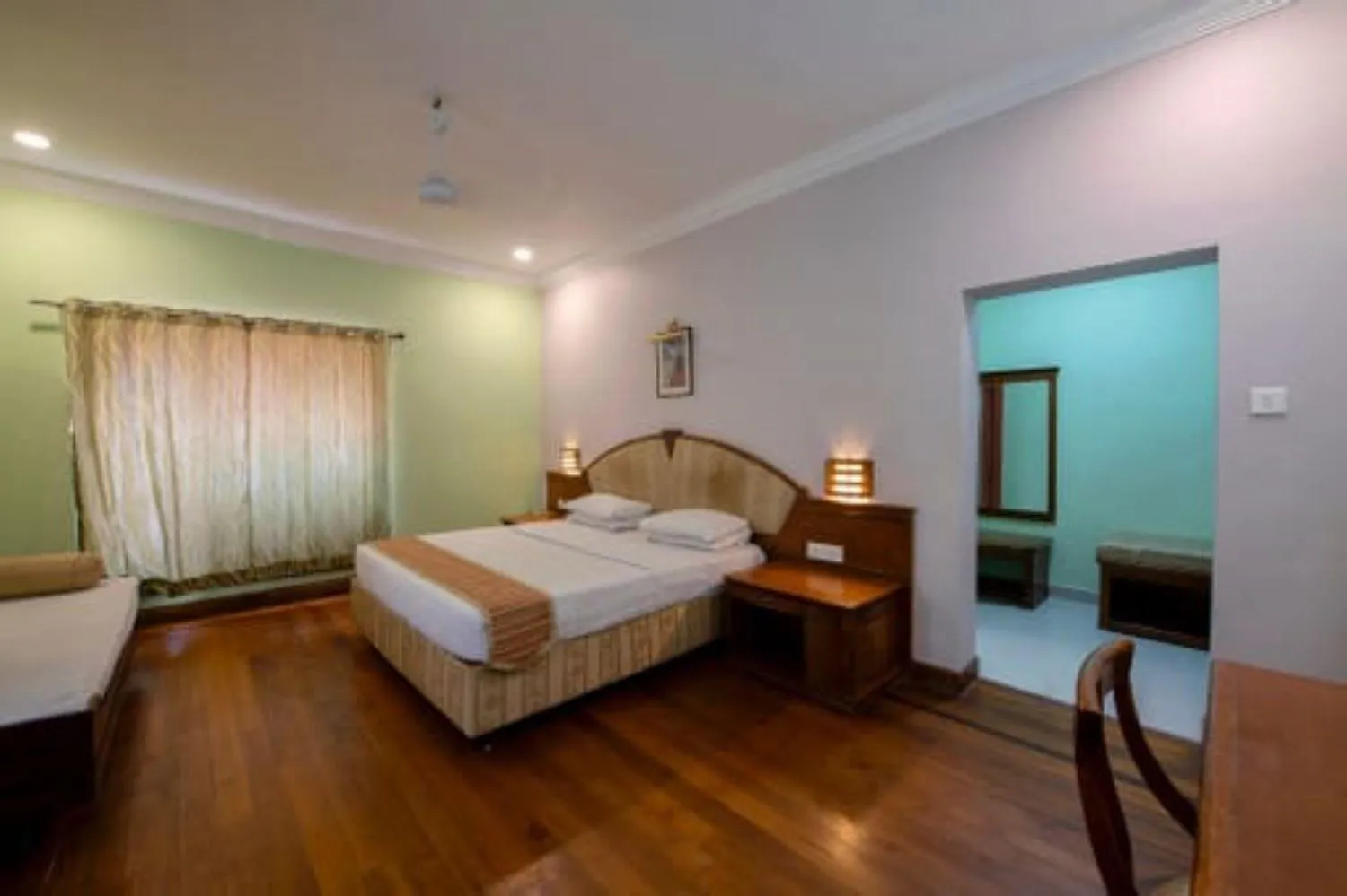 Bedroom, Bed in Aranya Nivas