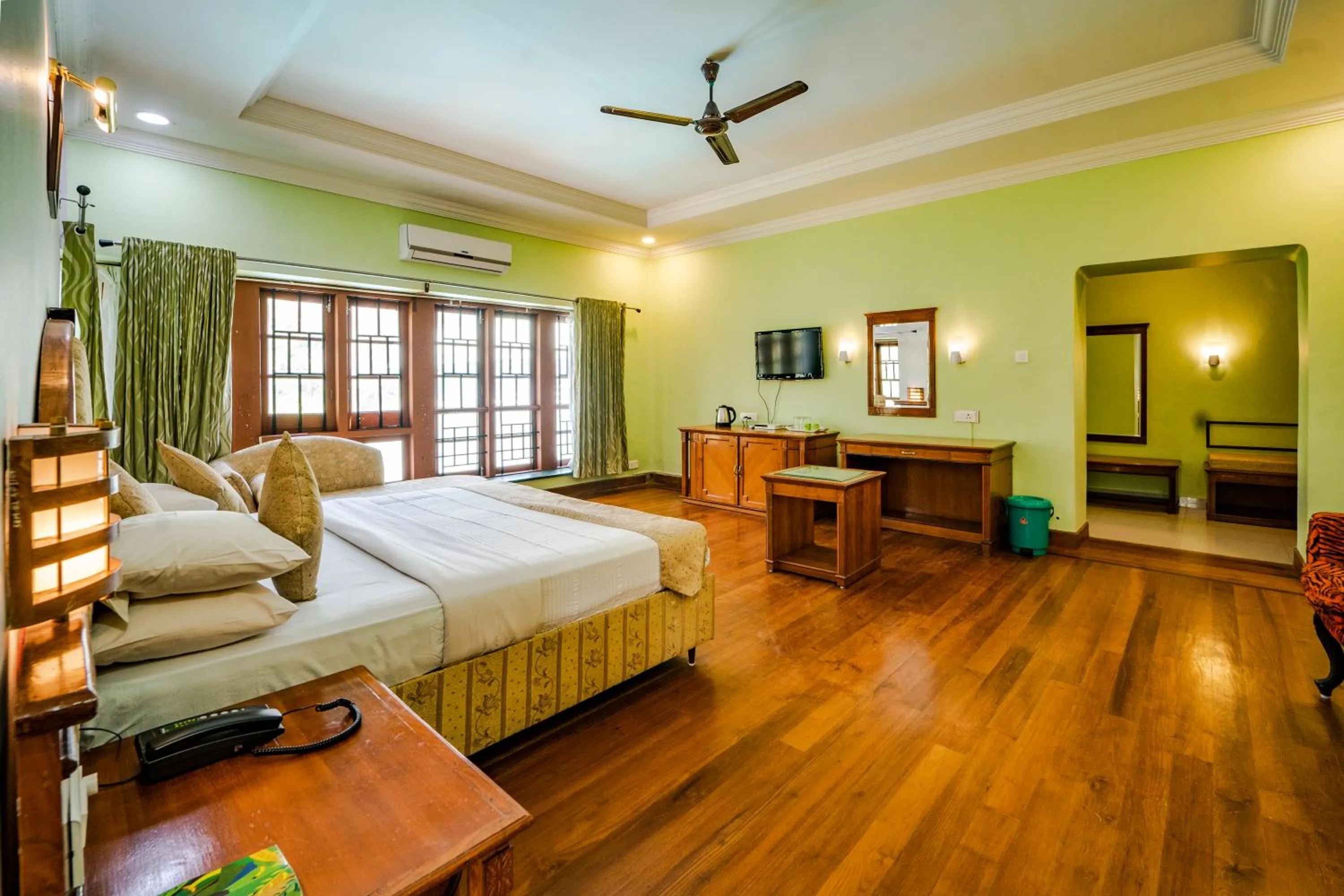 Bedroom, Bed in Aranya Nivas