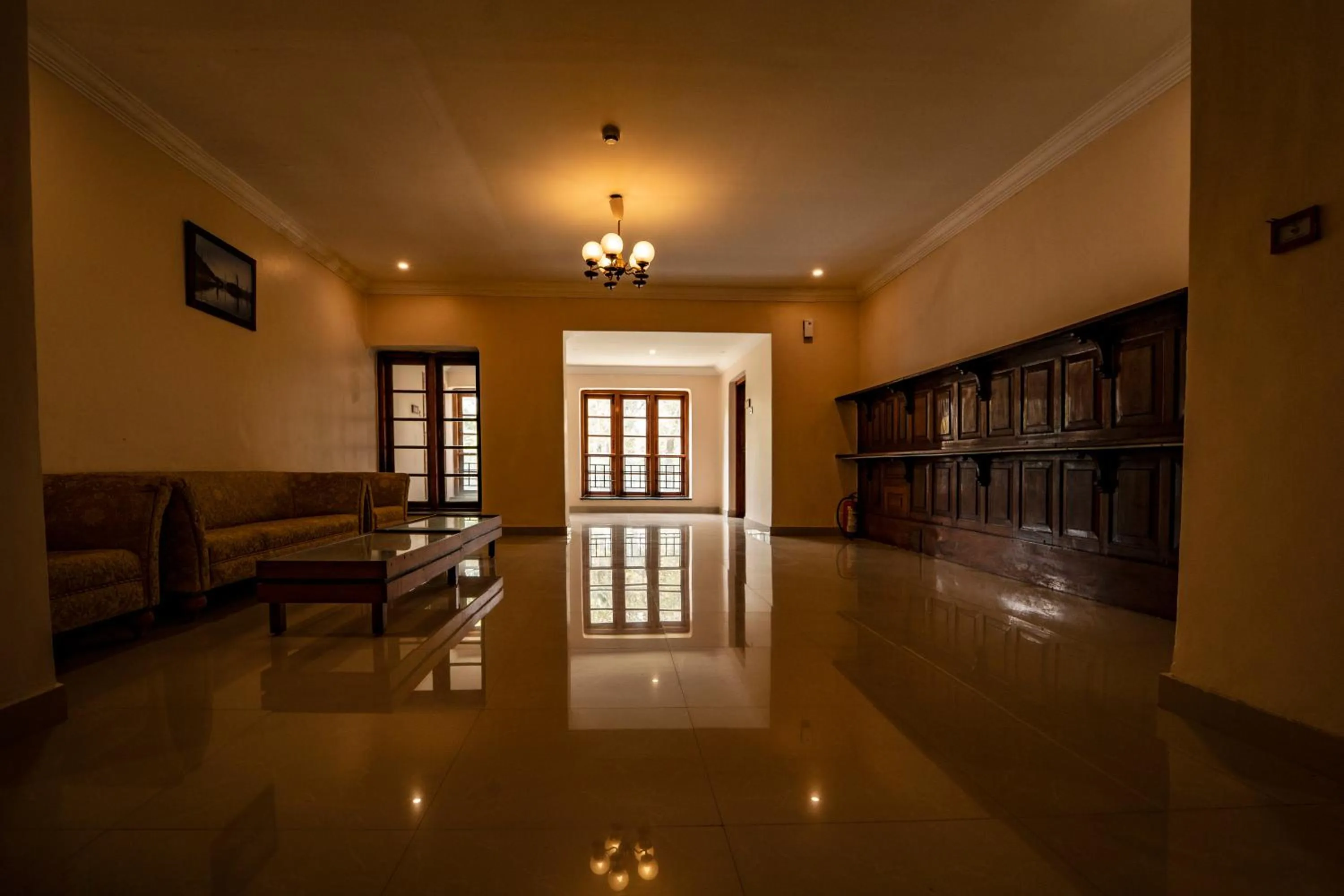 Seating area in Aranya Nivas