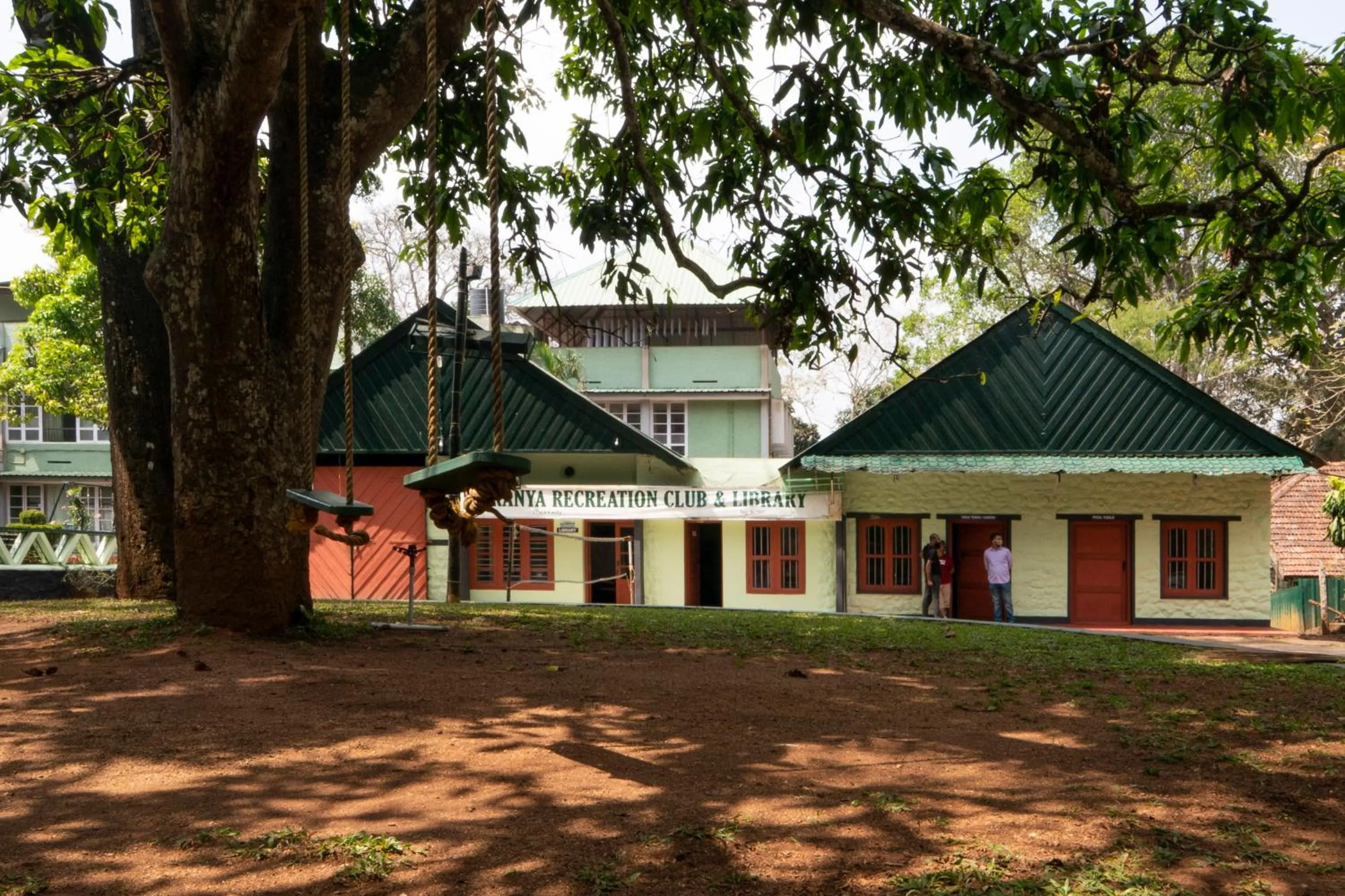 Facade/entrance in Aranya Nivas