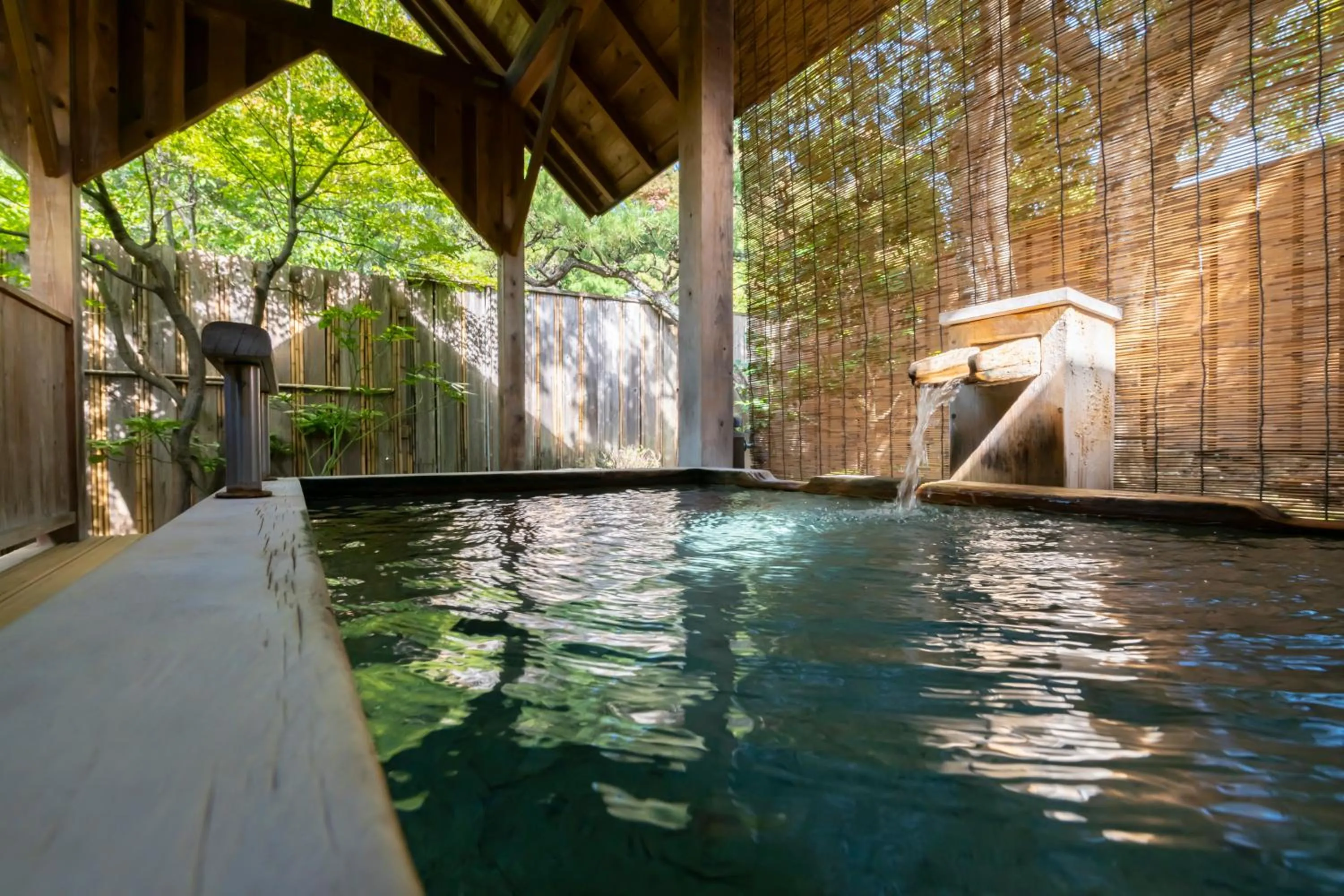 Open Air Bath in Tokiwa Hotel