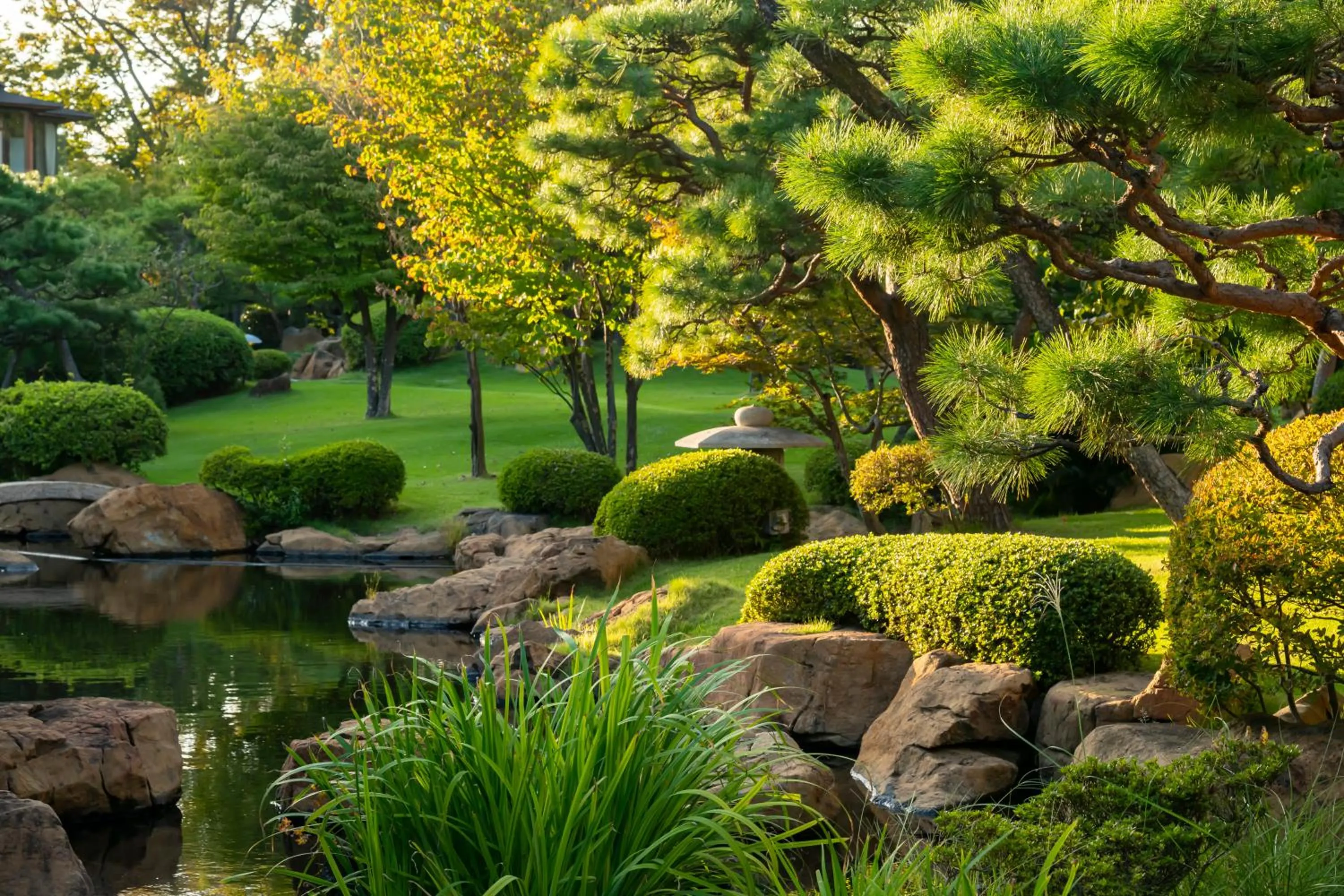 Garden in Tokiwa Hotel