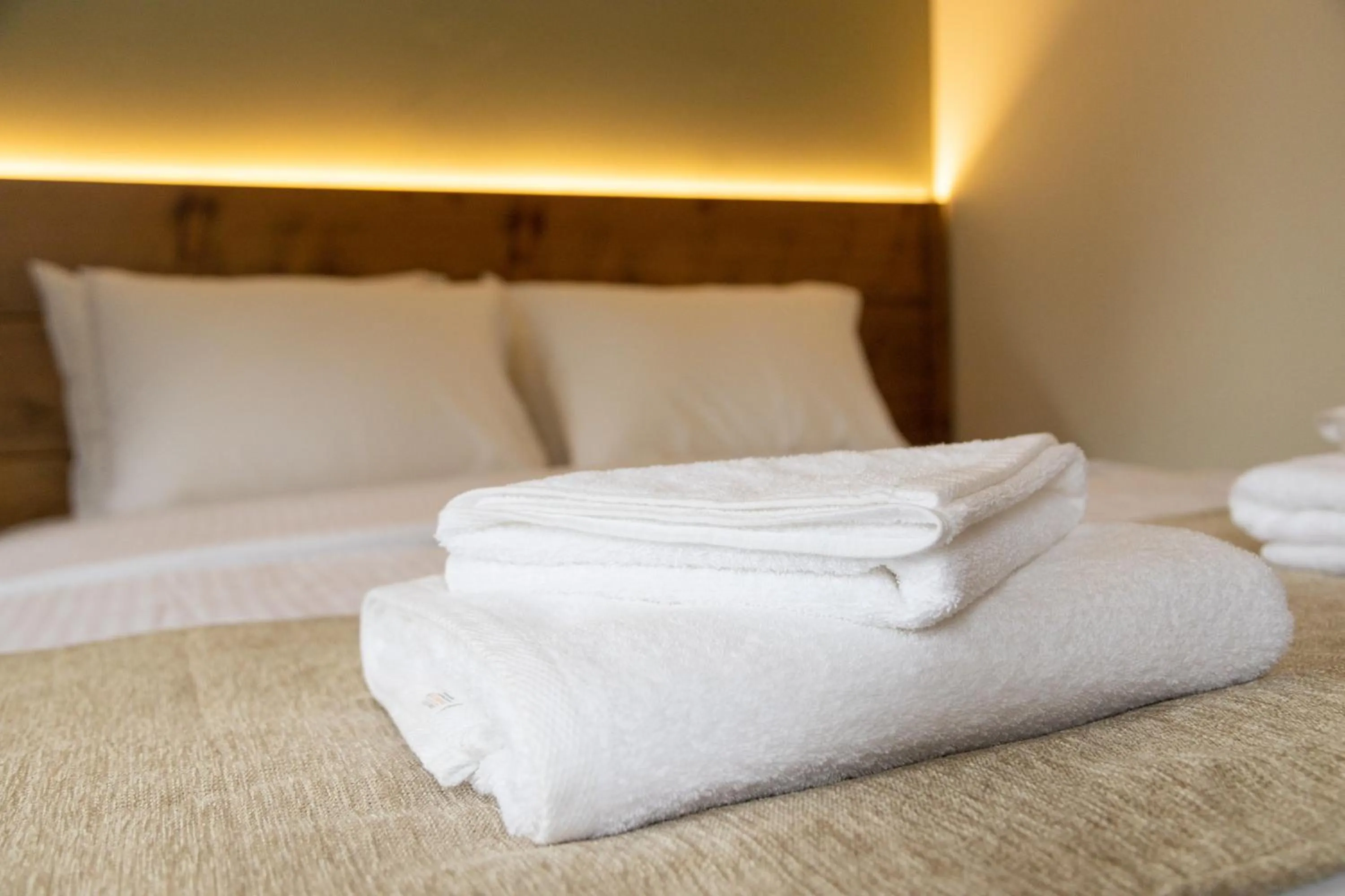 Bed in Hotel Katafigio