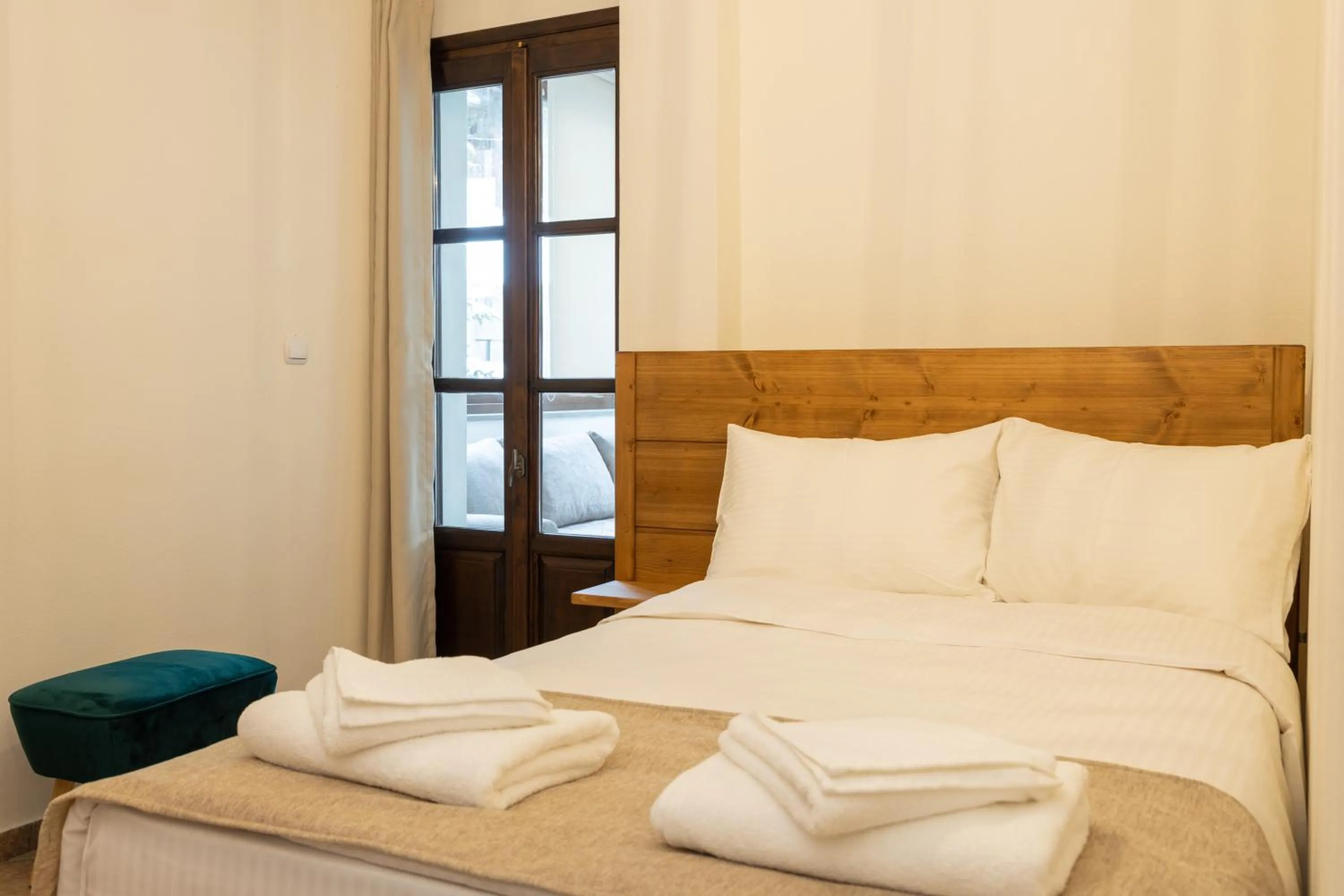 Bed in Hotel Katafigio