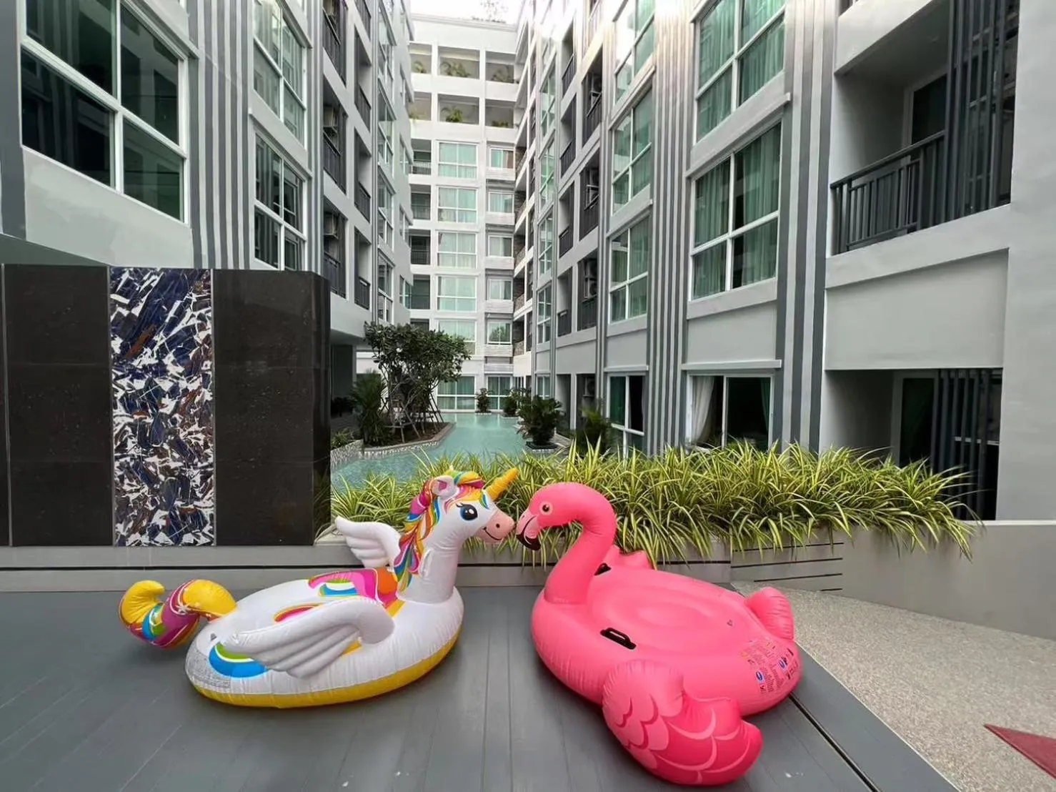 Children play ground in D Eco Wellness Center