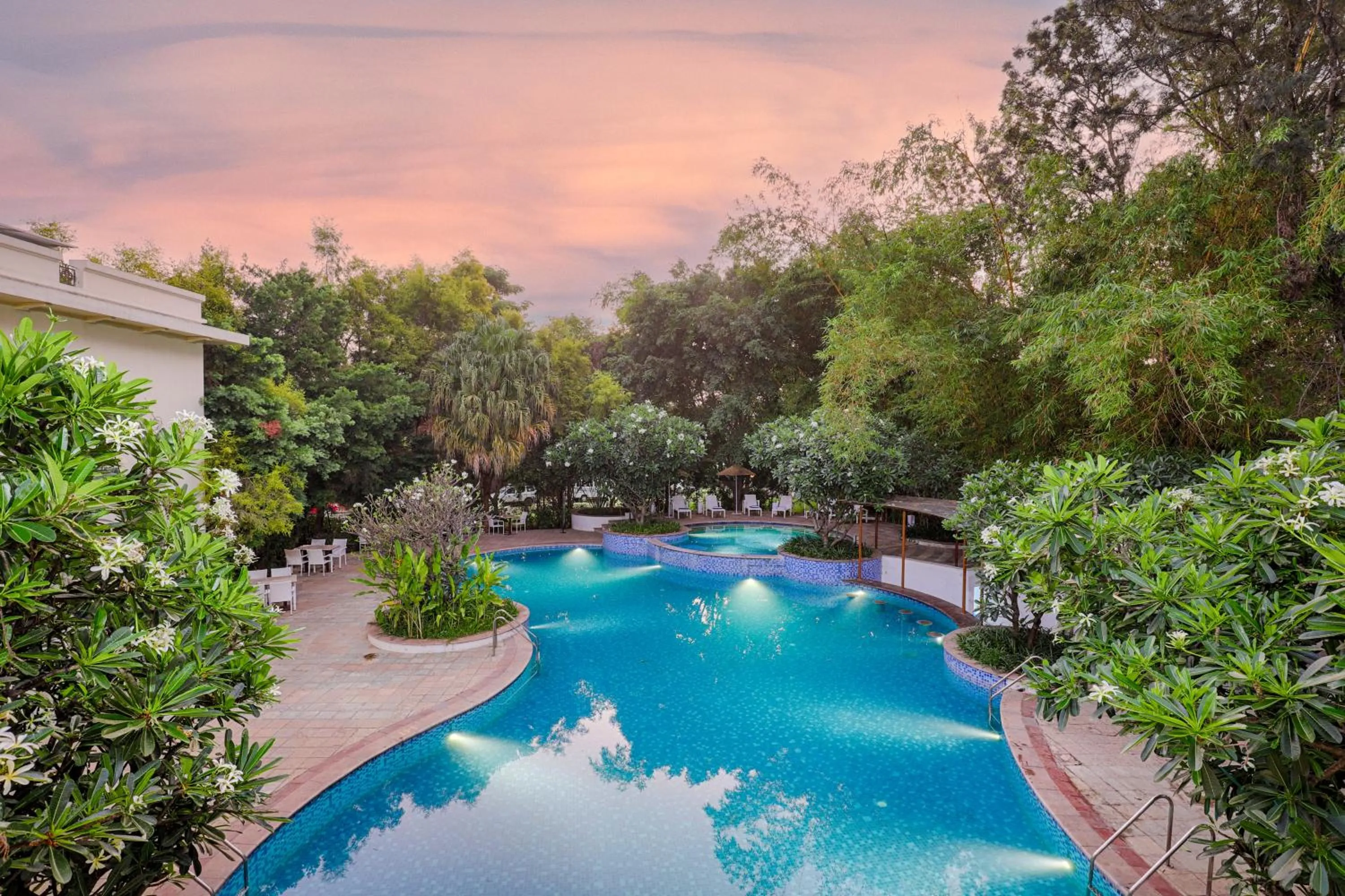 Swimming pool in Club Mahindra Golden Landmark, Mysuru