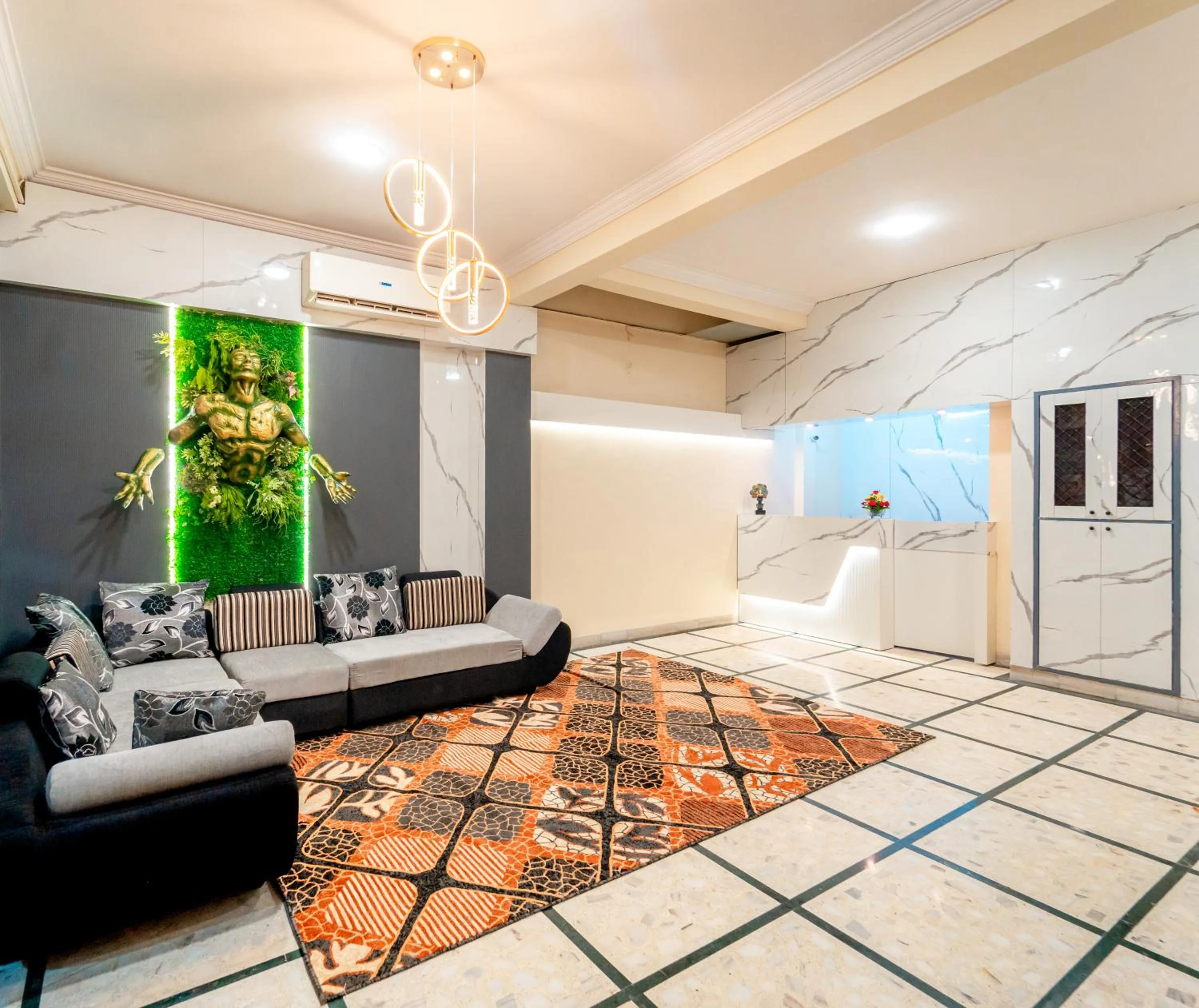 Seating area in Hotel Posada