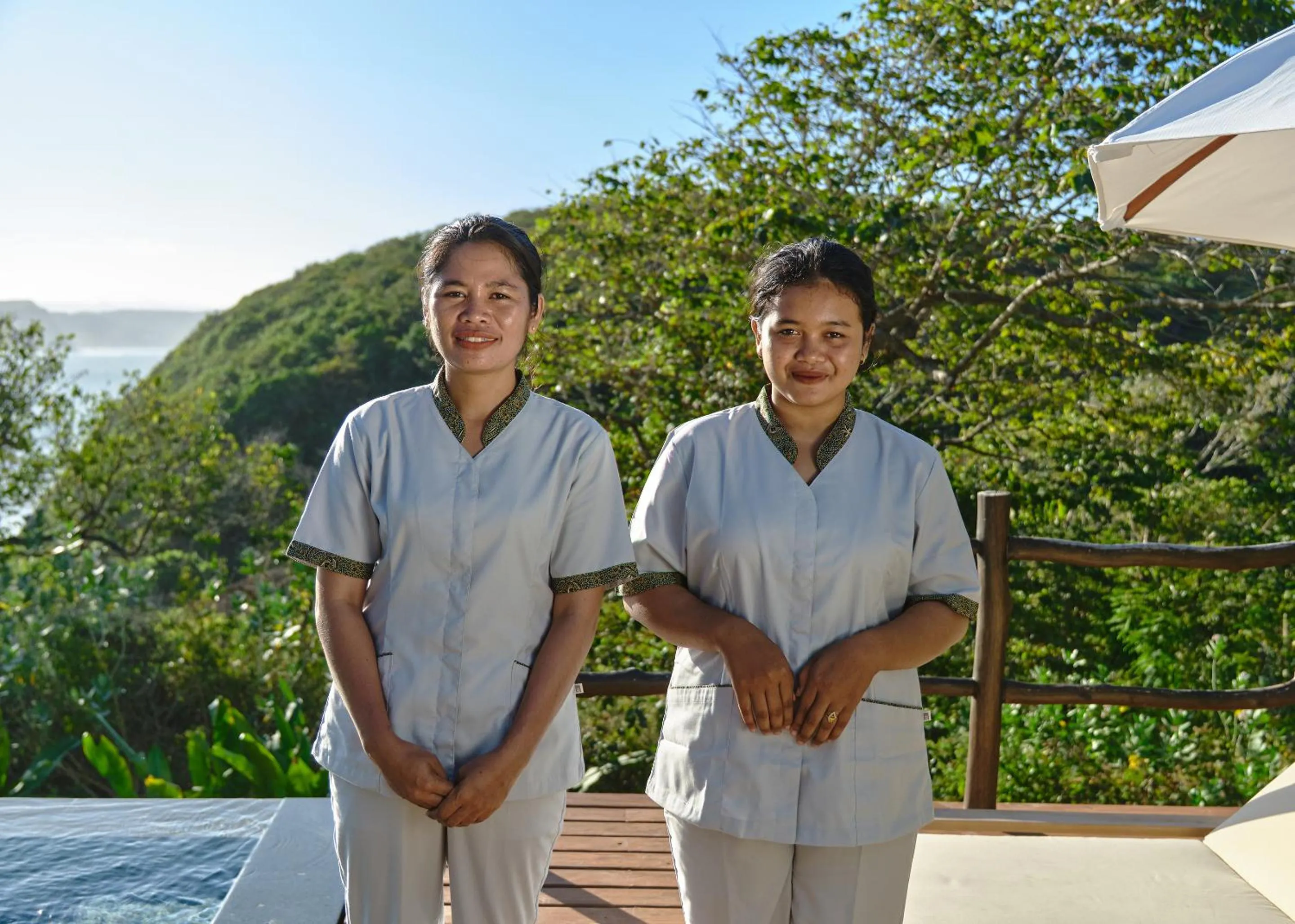 Staff in TUNAK Resort Lombok