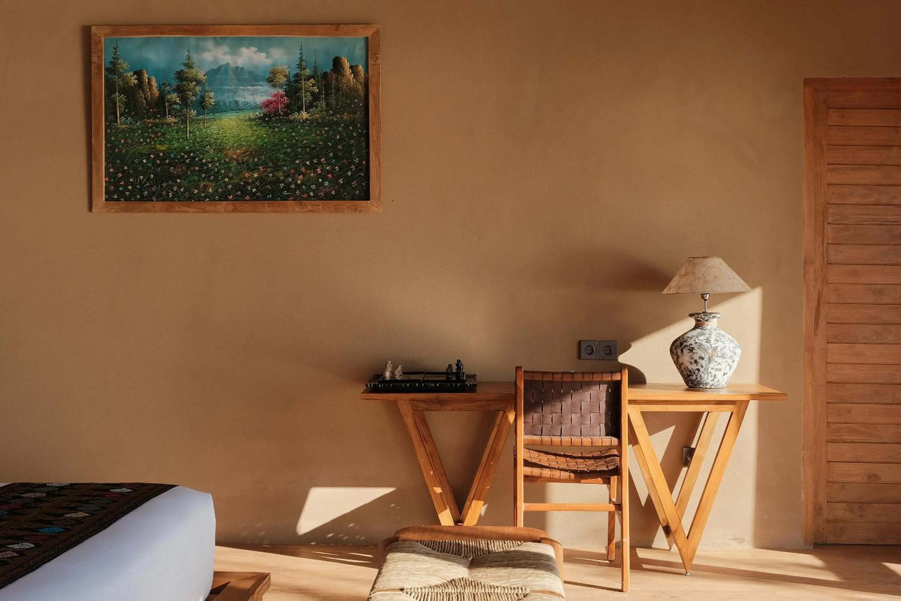 Seating area in TUNAK Resort Lombok