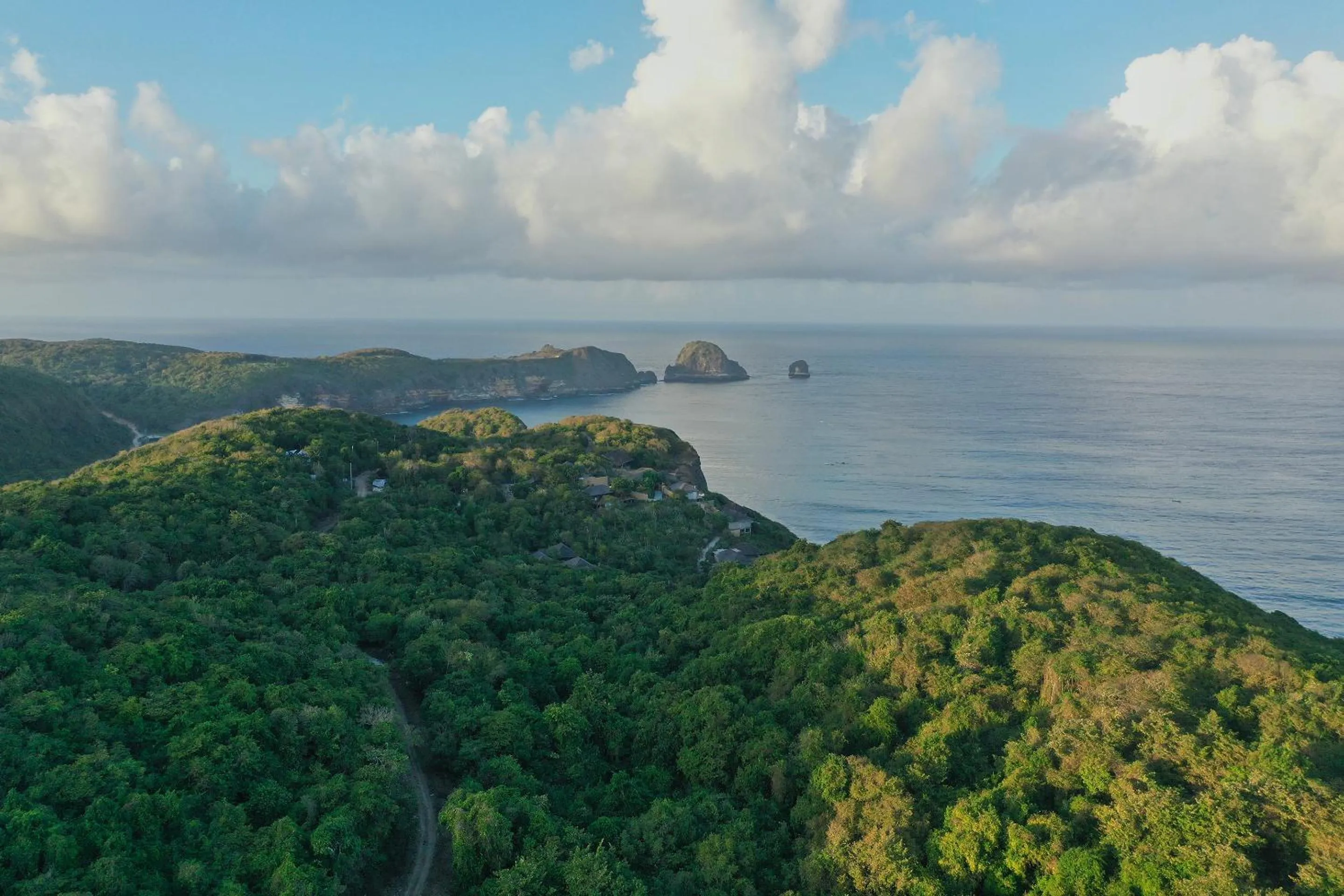 Bird's eye view in TUNAK Resort Lombok