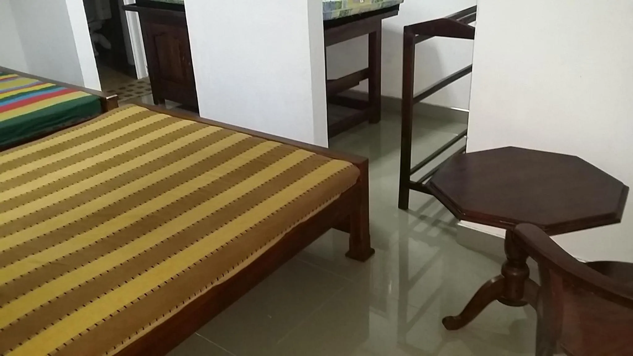 Bed in Polhena Coral Reef Resort