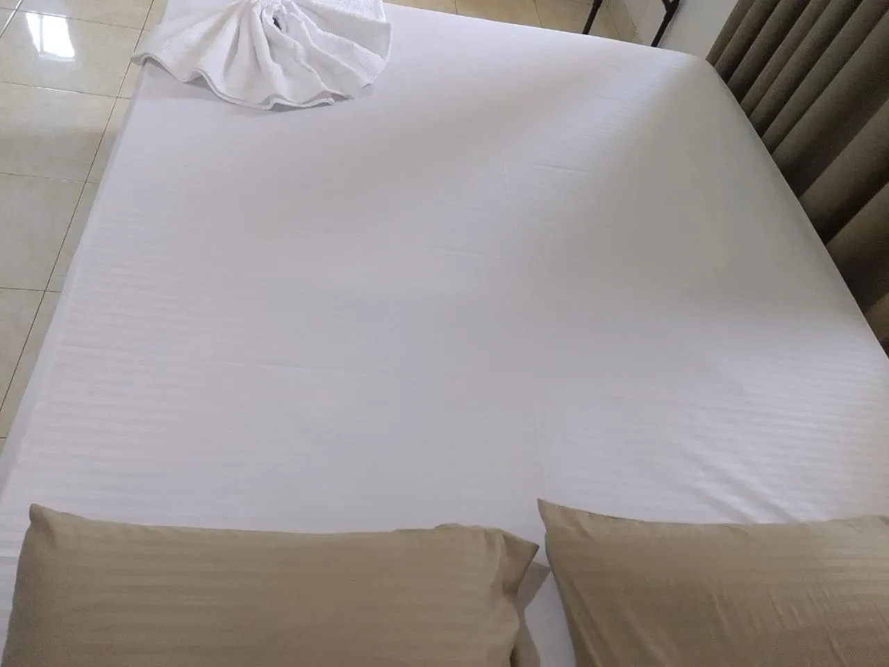 Bed in Polhena Coral Reef Resort