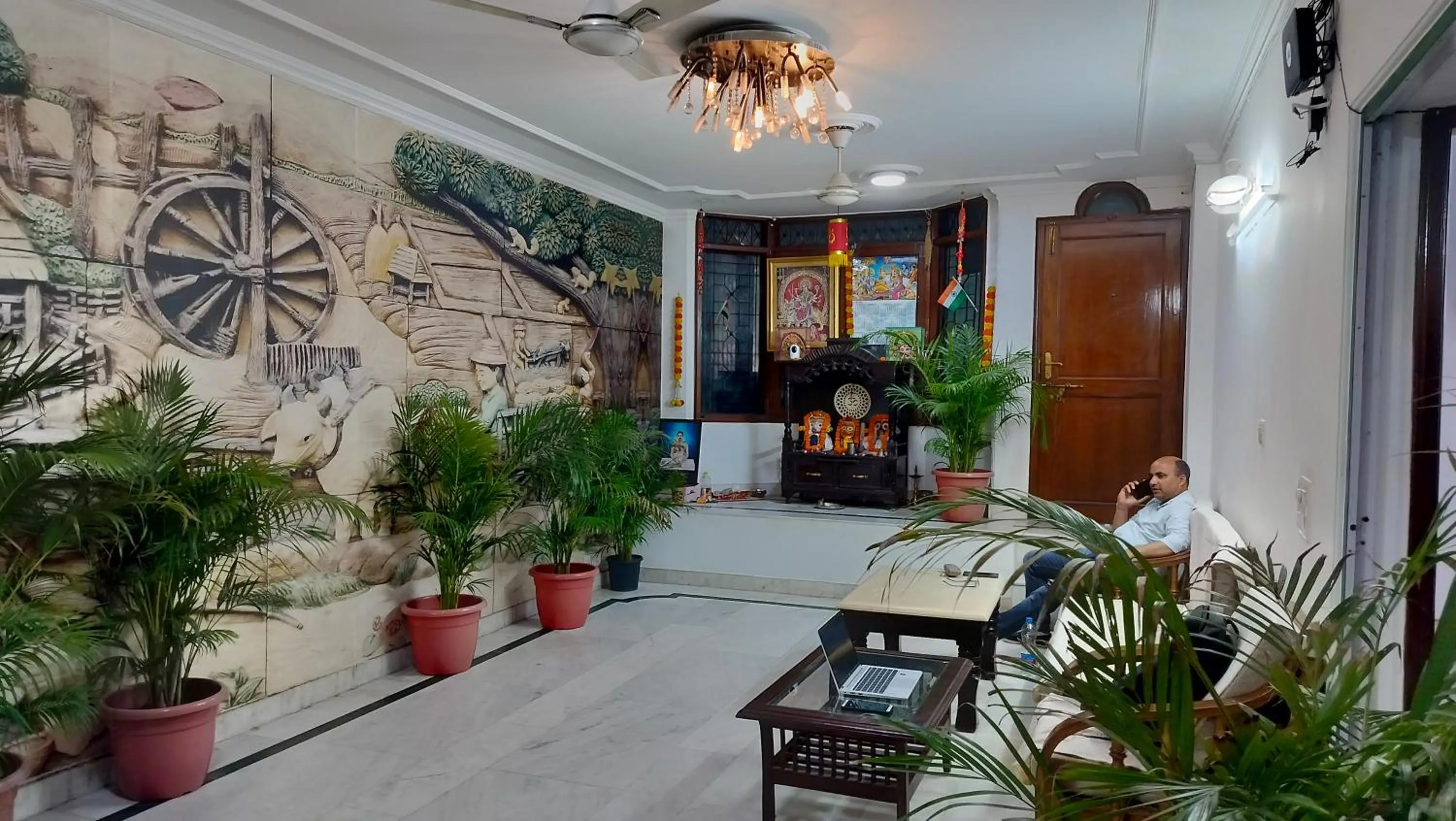 Seating area in Jay Jagannath